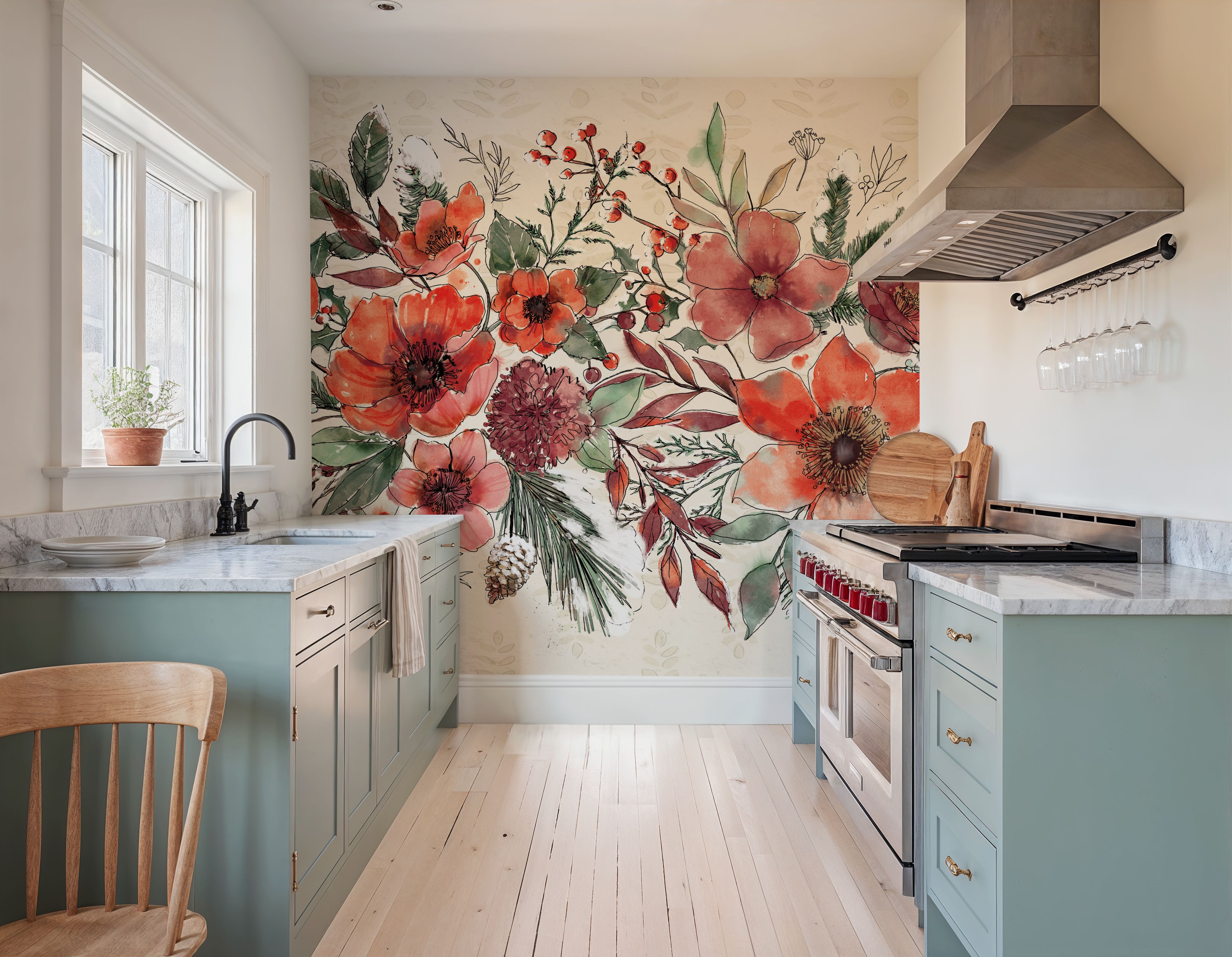 Festive Blooms I
