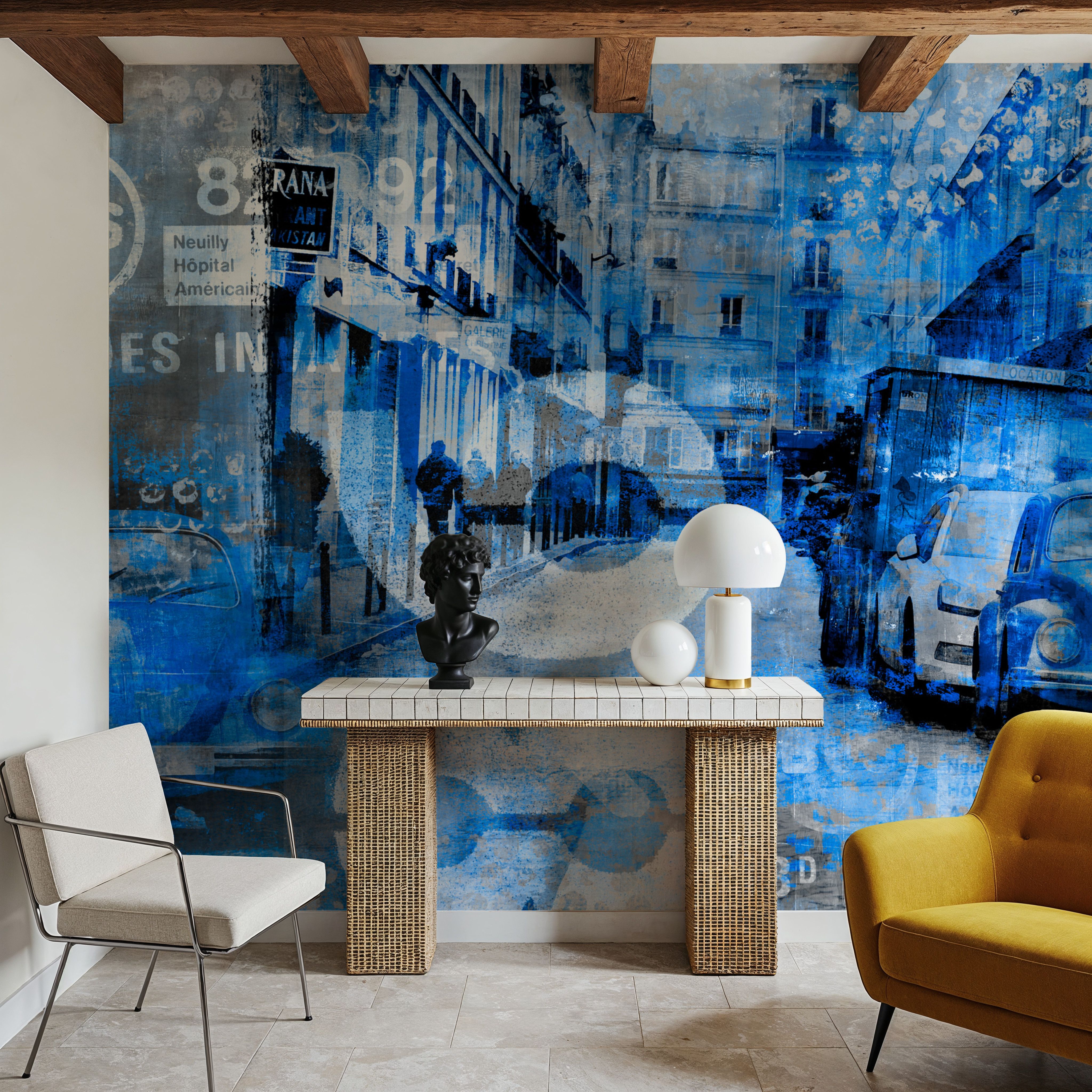 Urban Life. Blue