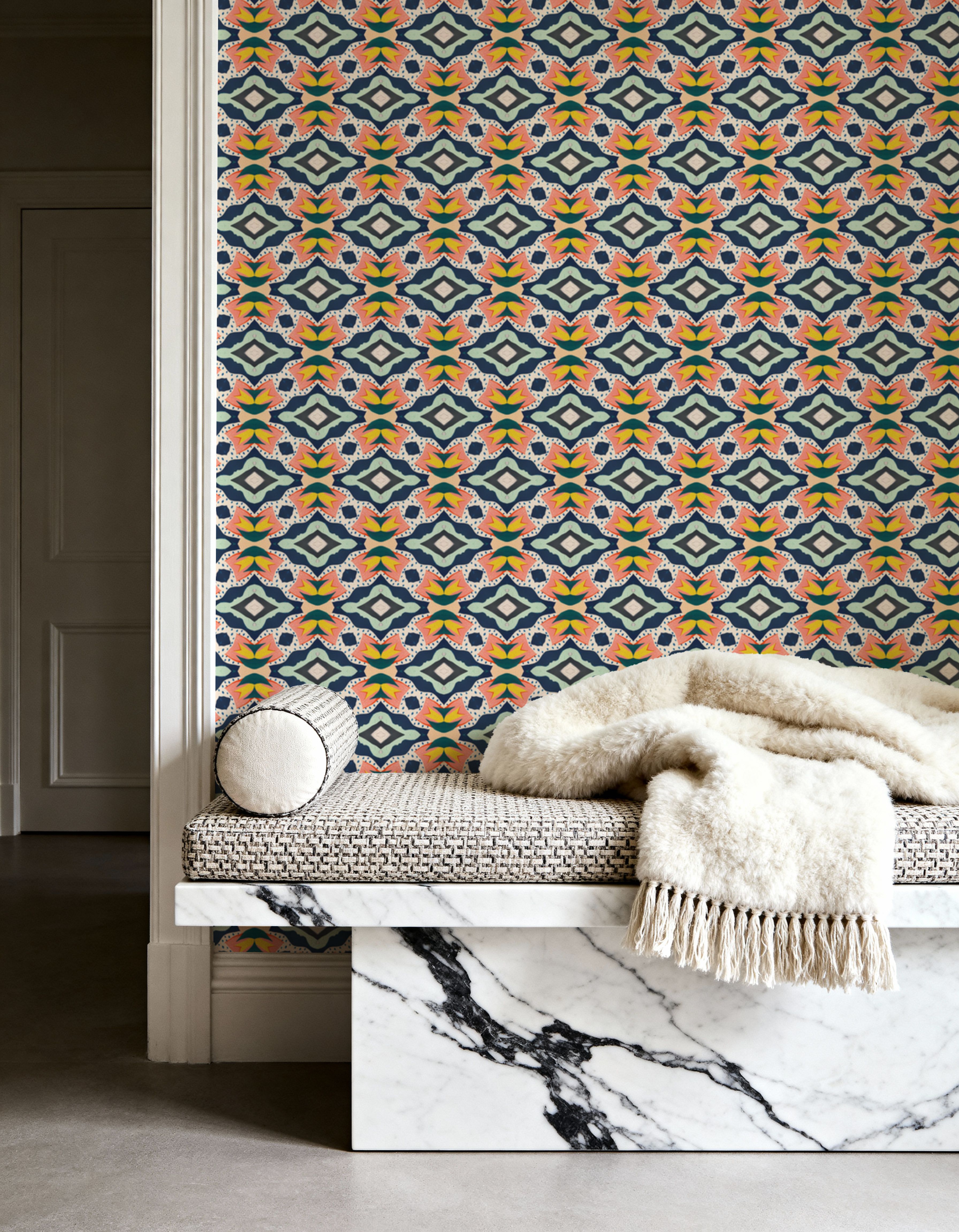 Batik Malang, Behang