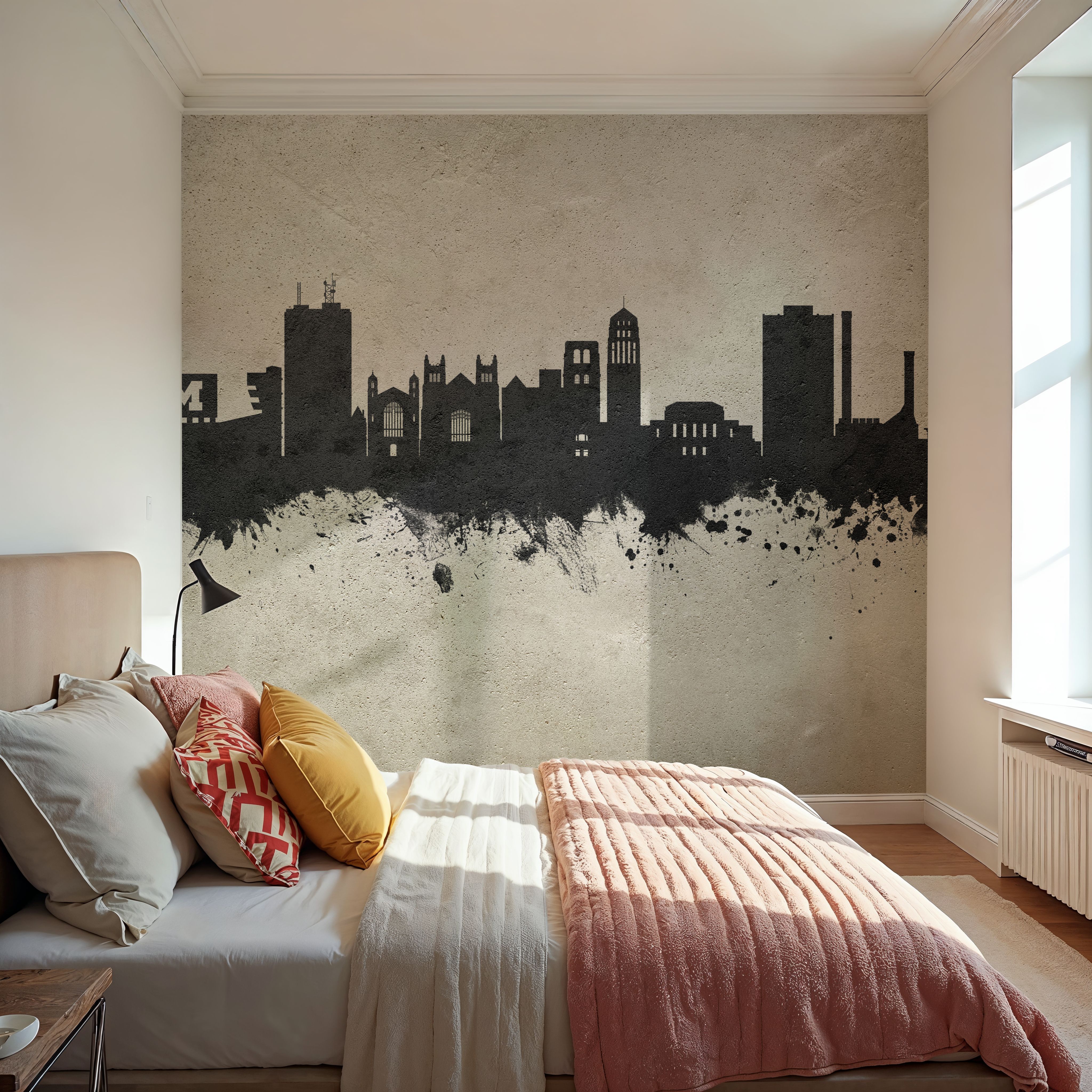 Ann Arbor Michigan Skyline Concrete