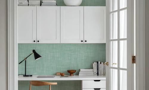 Mottled Linen Effect, Mint