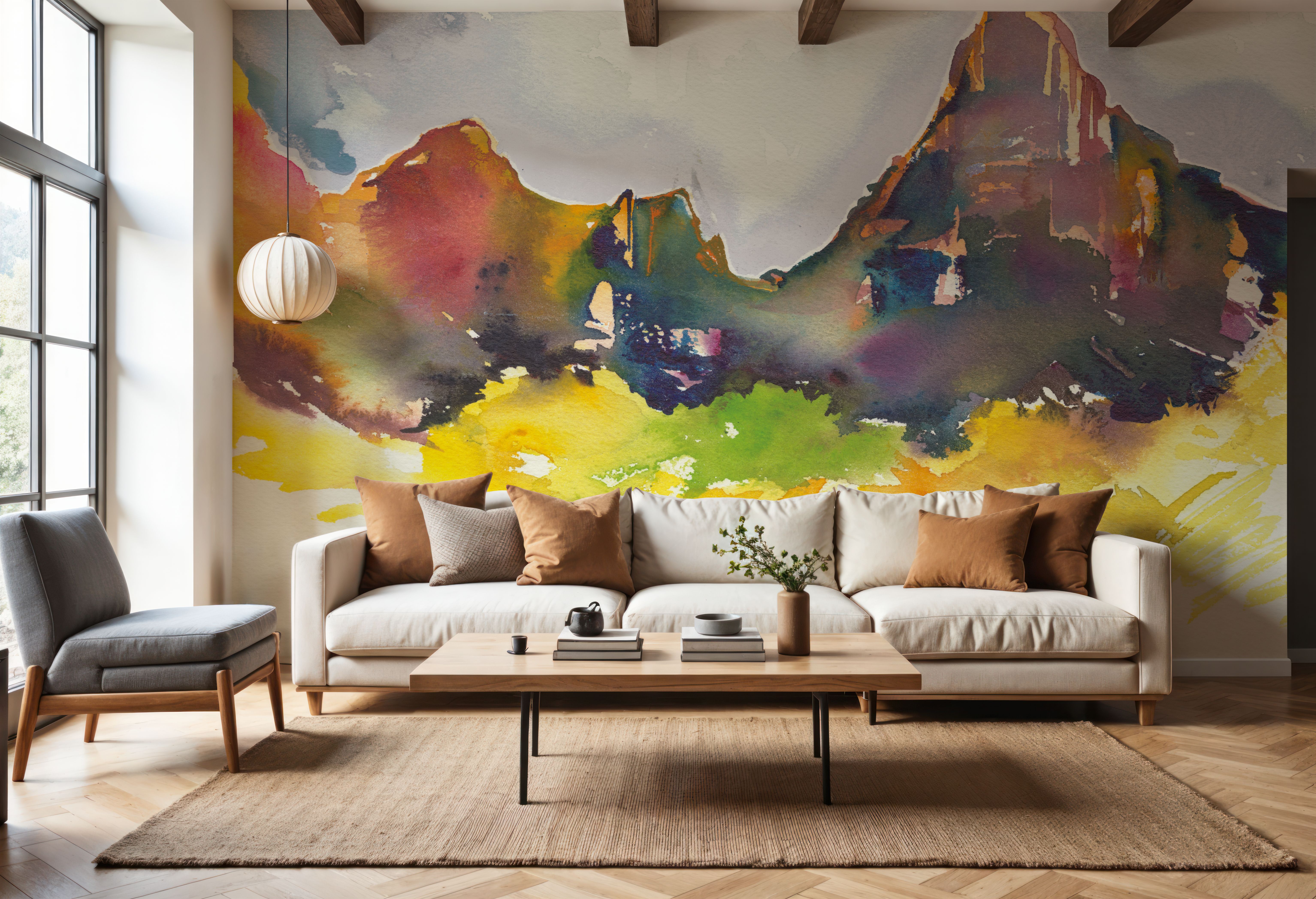 Western Slope Watercolor, Wallpaper