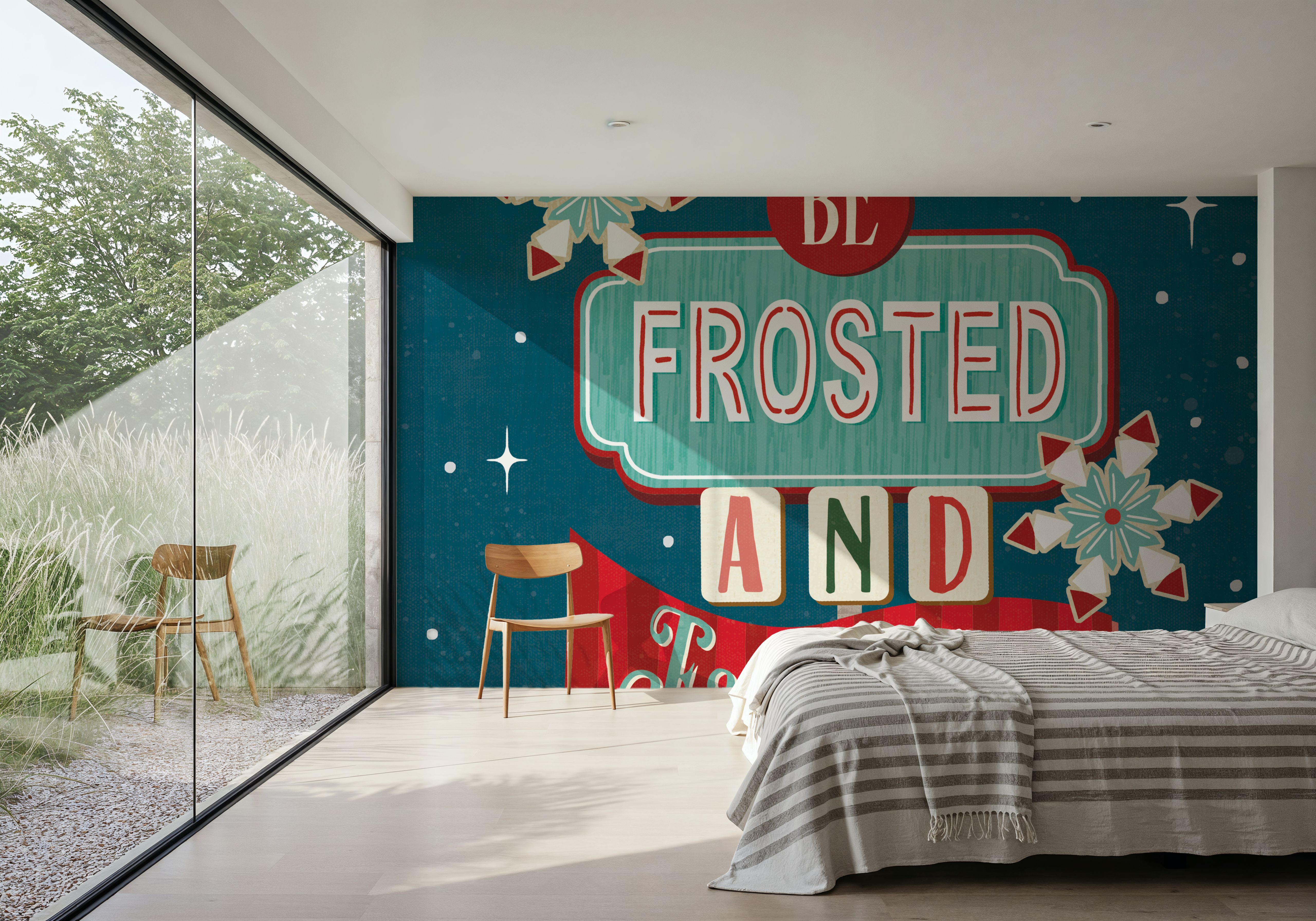 Frosted and Fabulous IV, Wallpaper