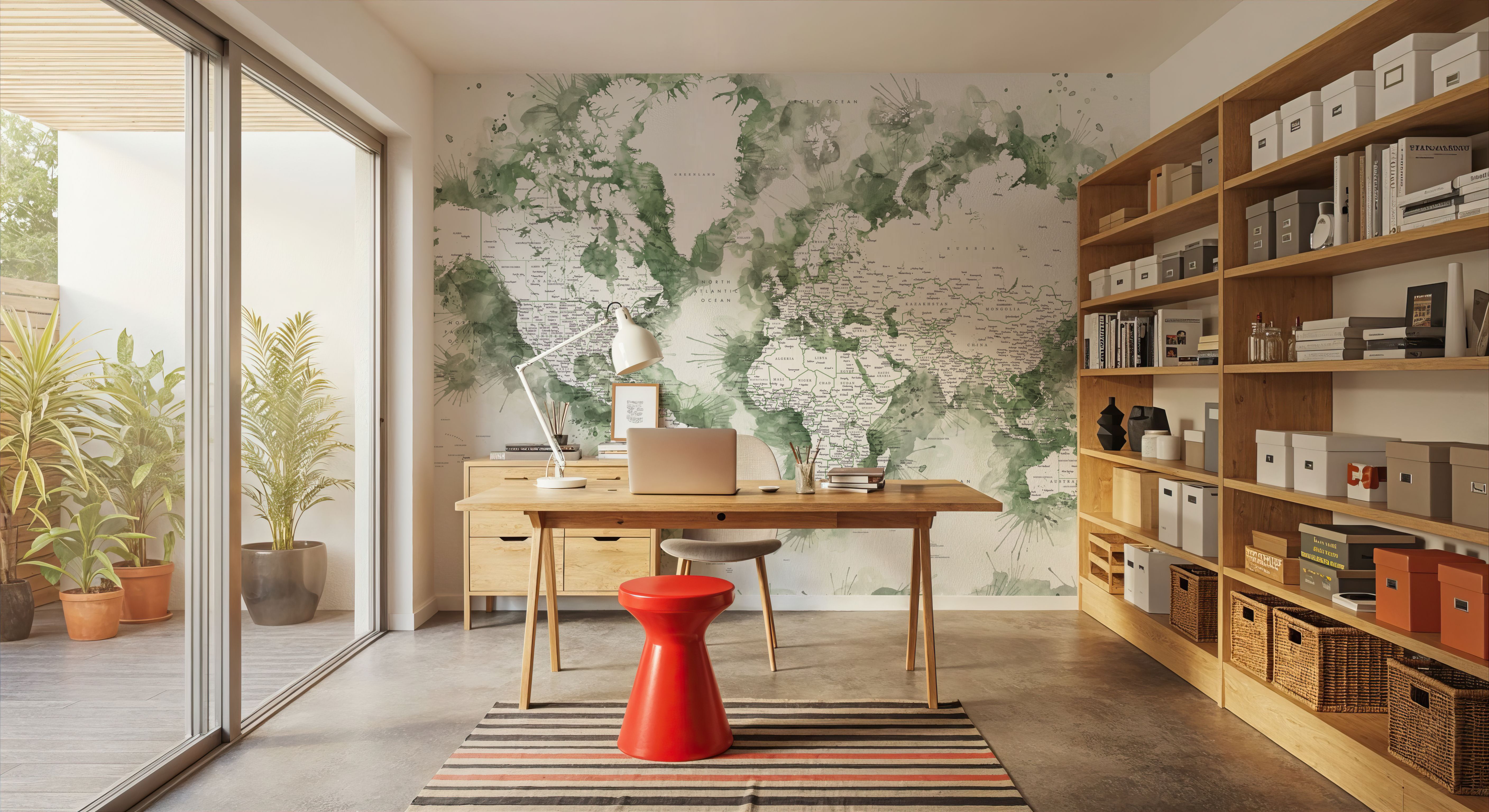 World Map Cities - Shawna