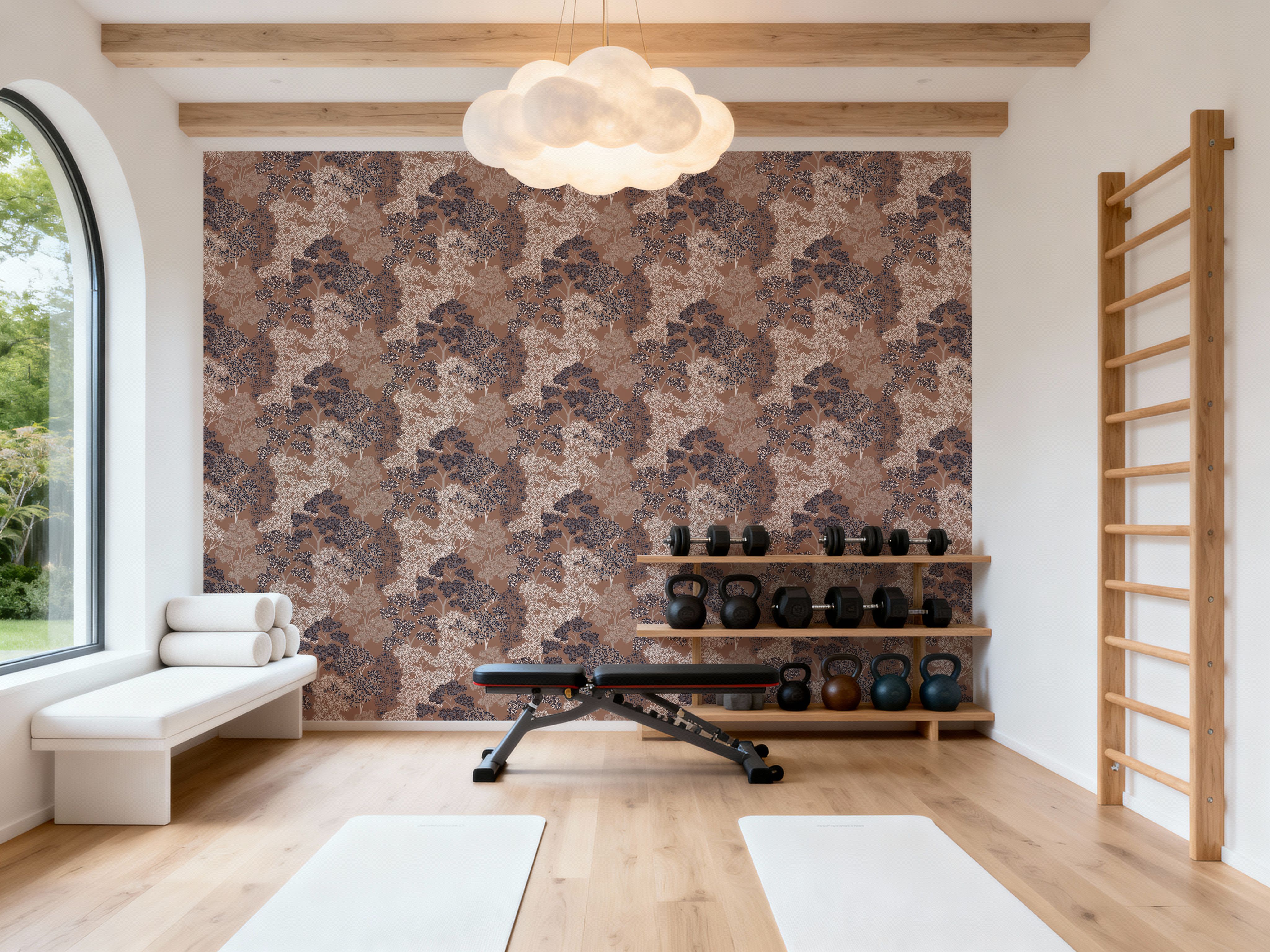 Overleaf Woodland Pattern, Fudge