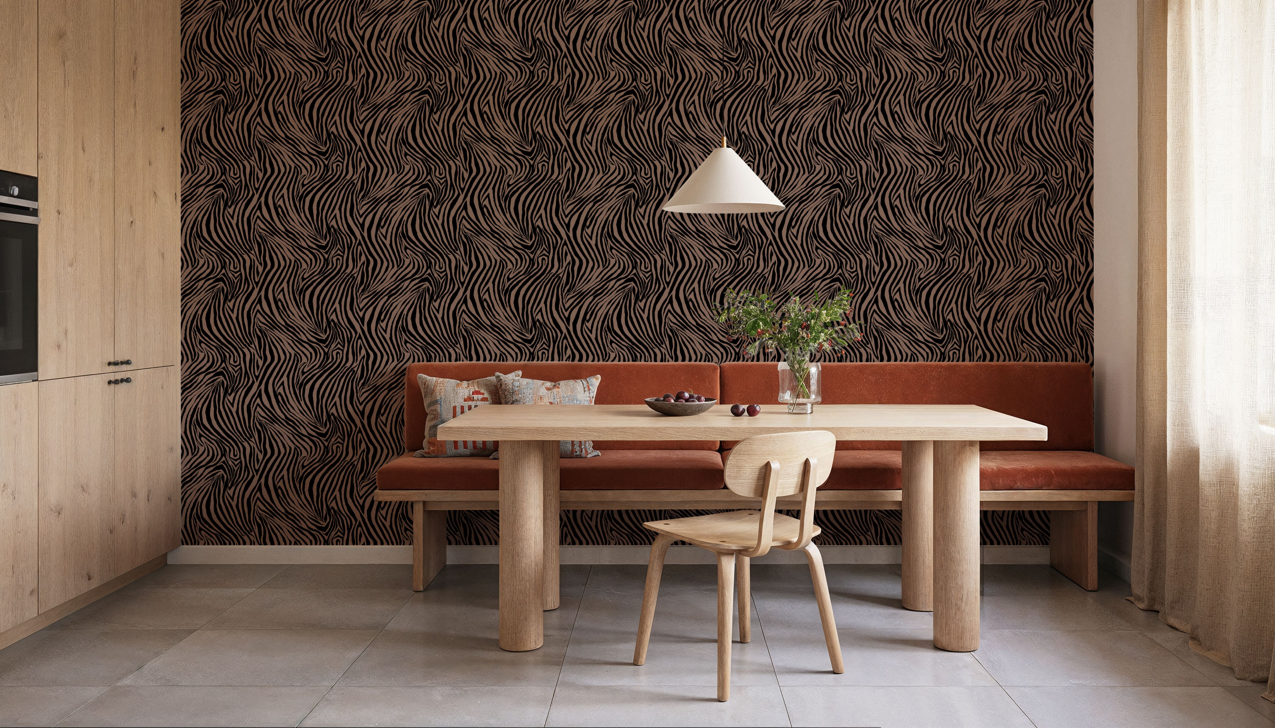 A Stripe of Zebra, Mauve