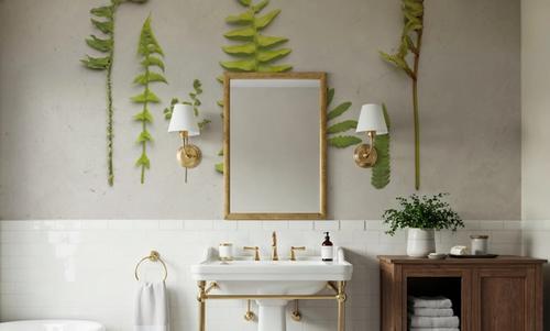 Flat Lay Ferns