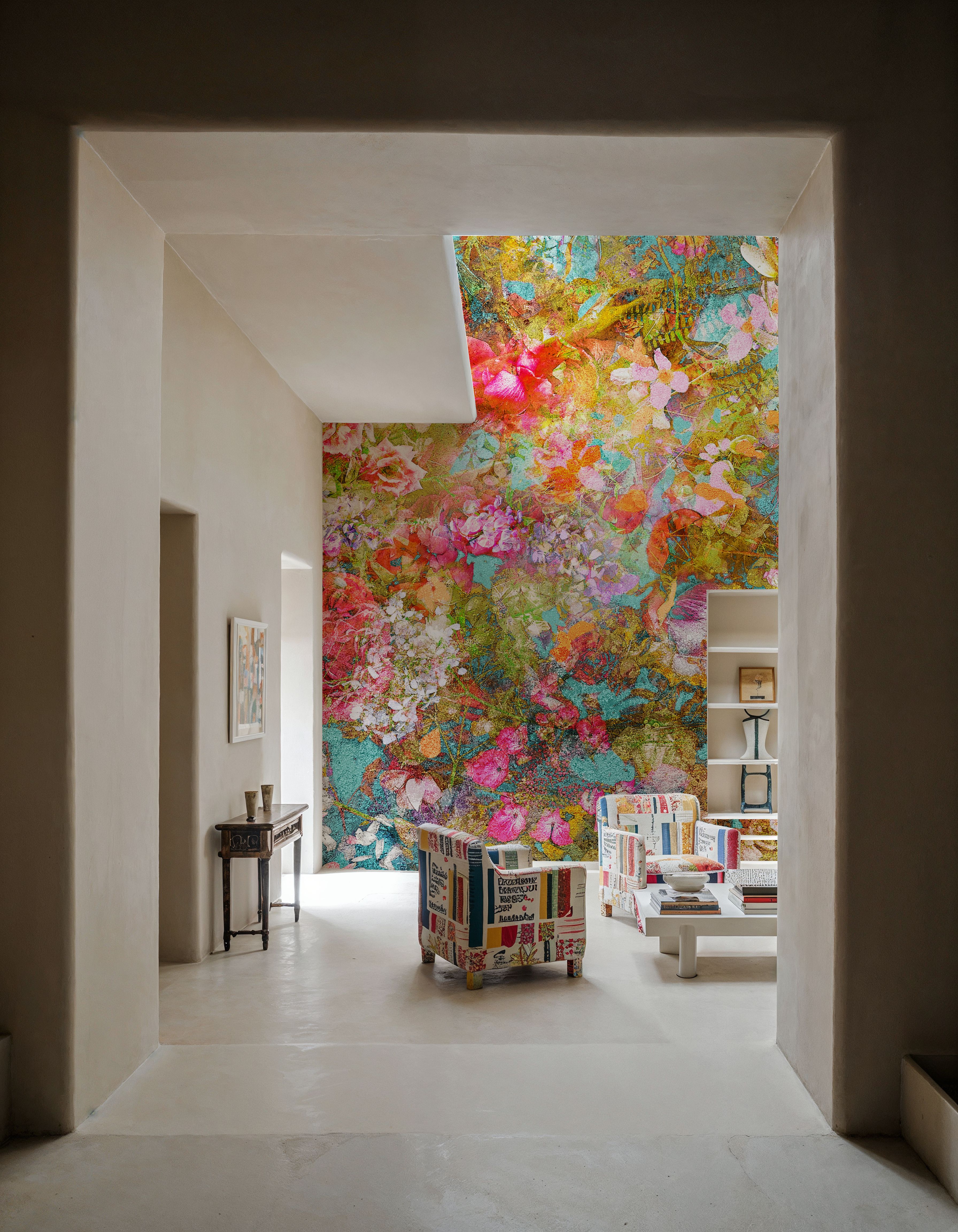 Pastel Floral Fresco
