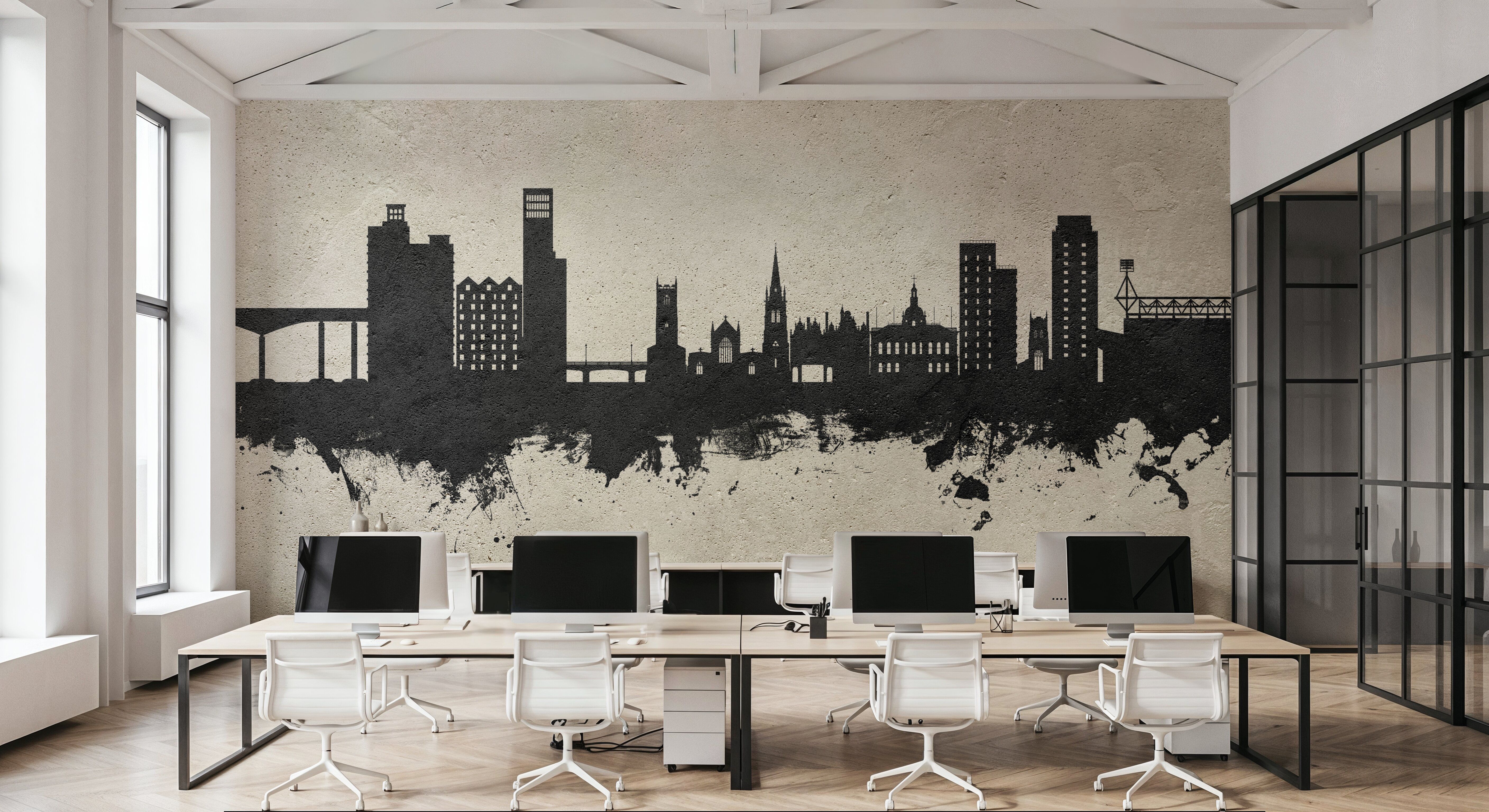 Ipswich England Skyline Concrete, Wallpaper