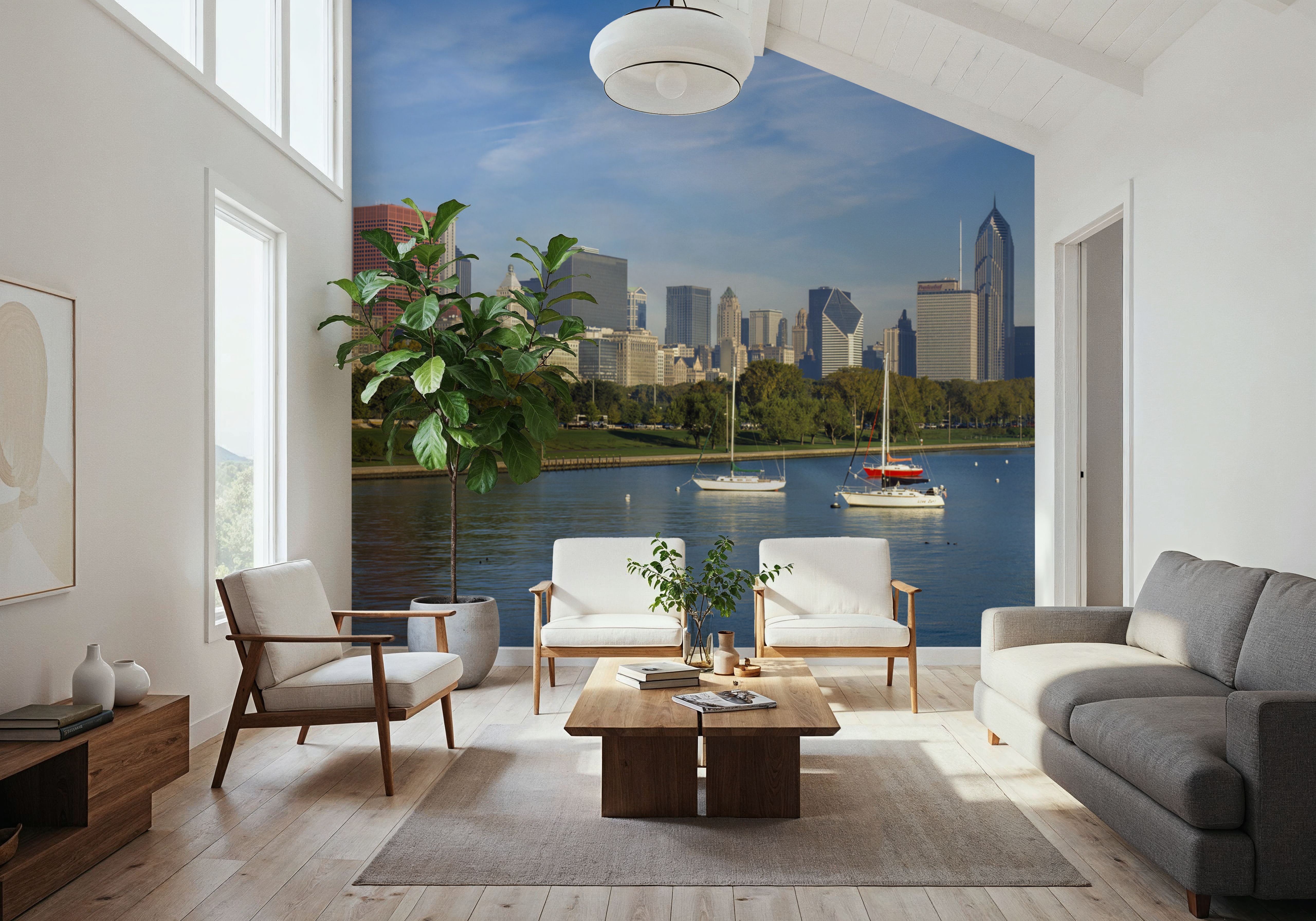 Chicago Harbor Skyline
