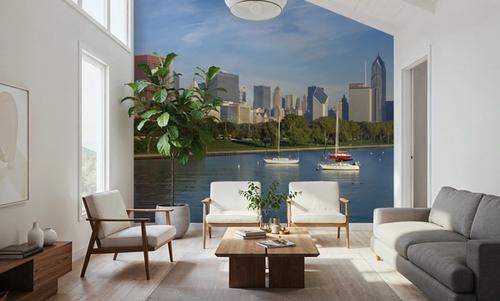Chicago Harbor Skyline