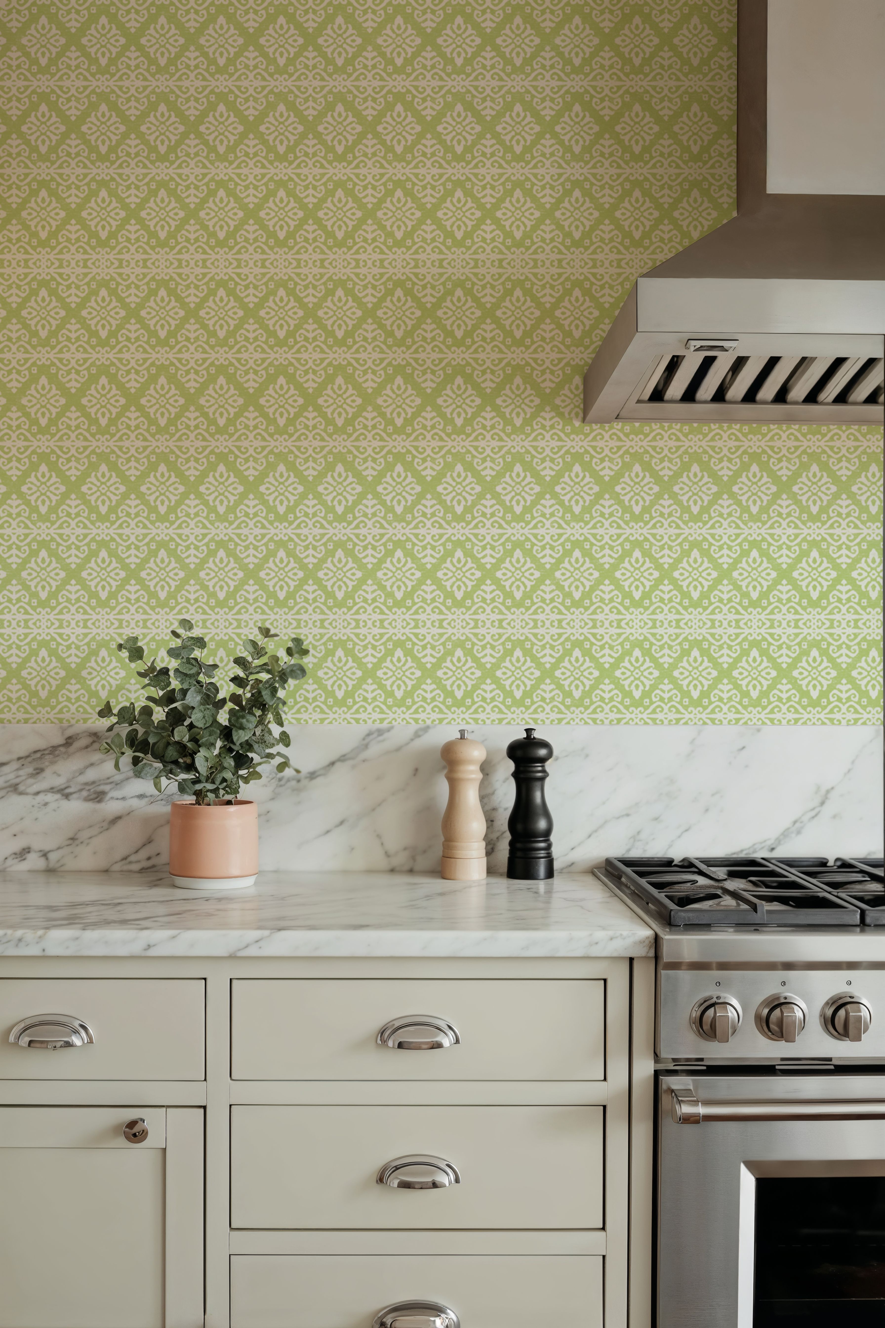 Amadora Squares Light Green