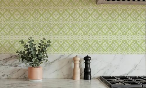 Amadora Squares Light Green