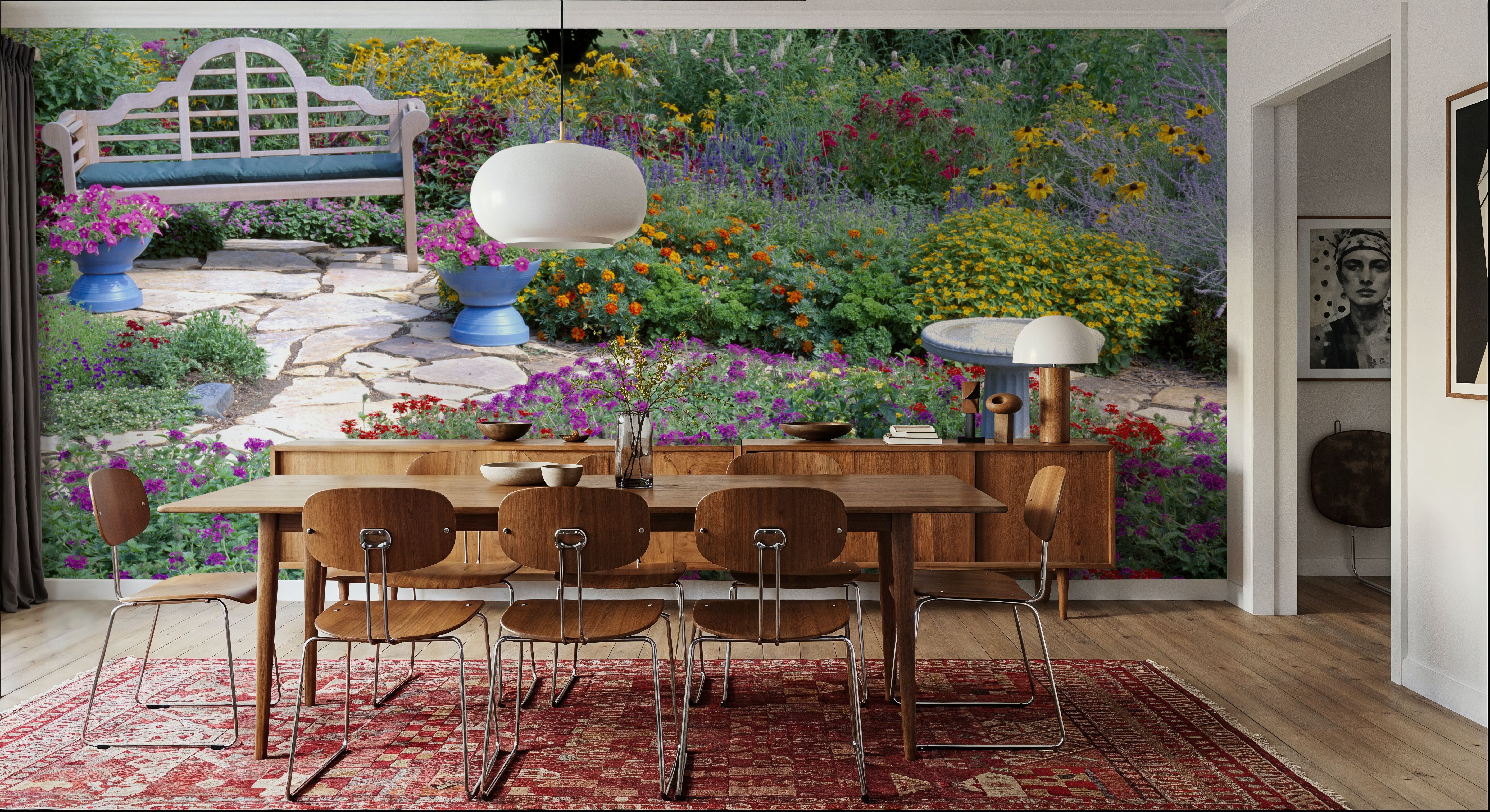 Garden Sanctuary, Behang