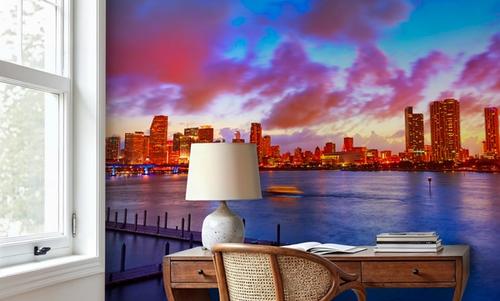 Miami Downtown Sunset