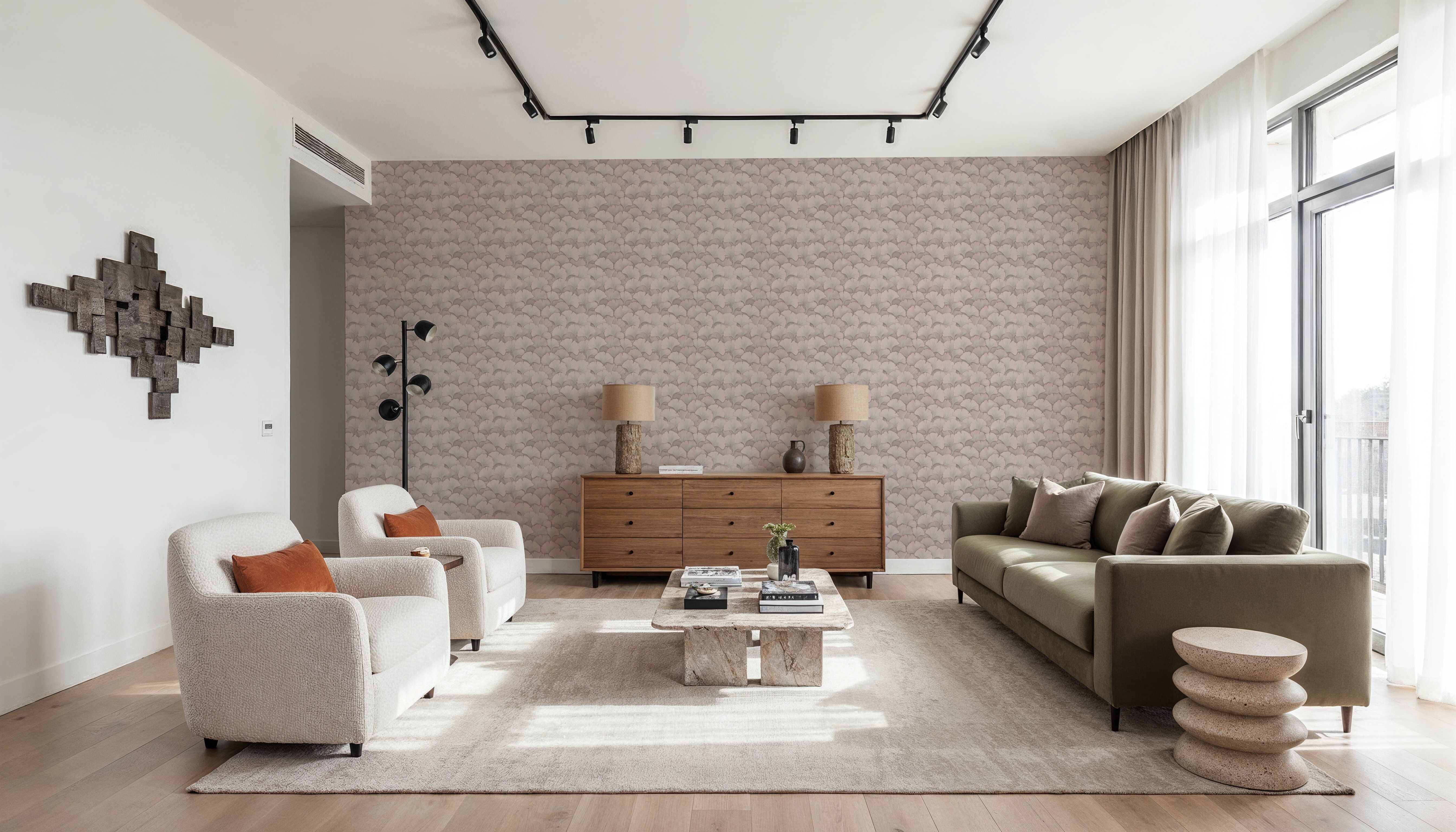 Ginkgo Folia, Dusty Rose