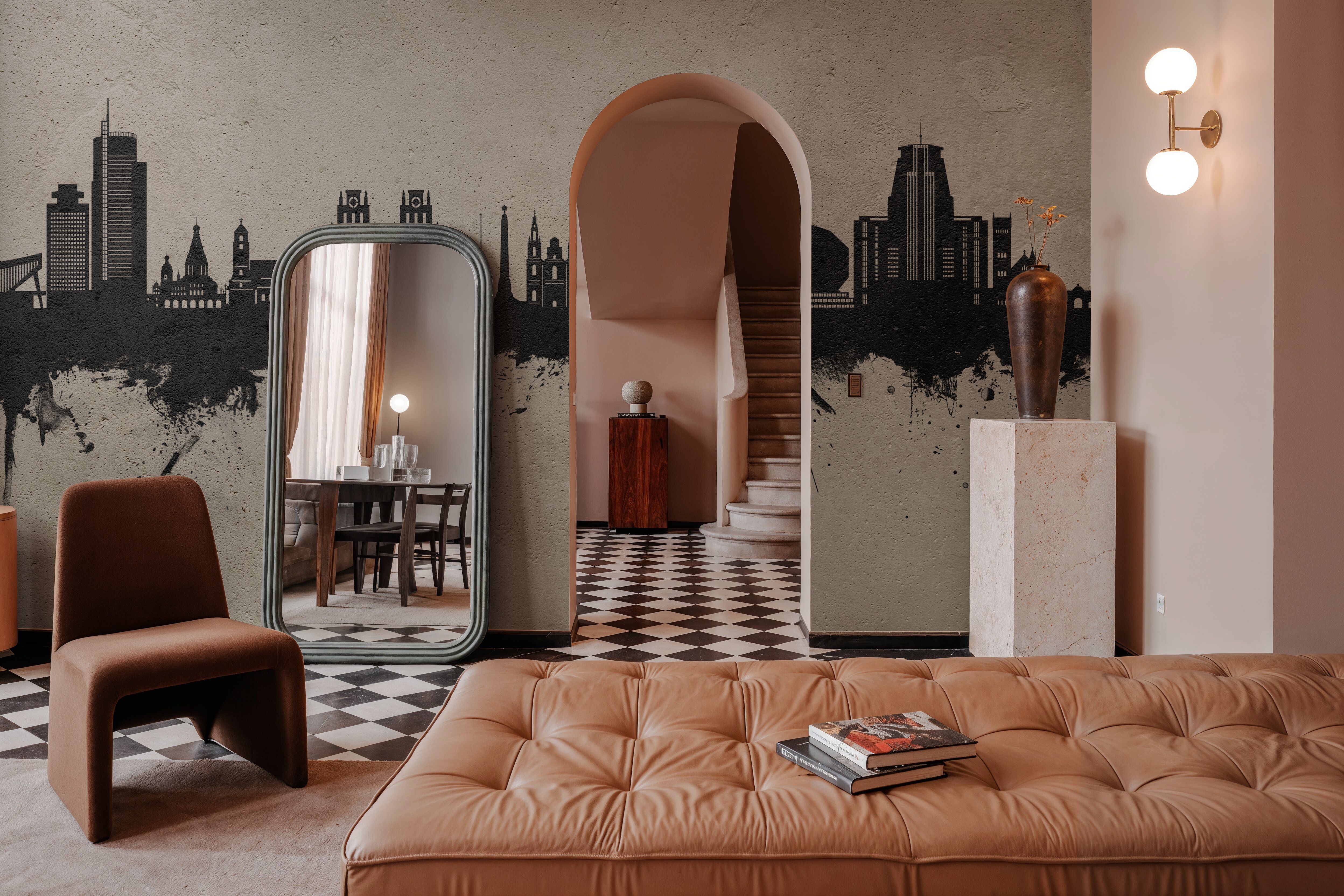 Minsk Belarus Skyline Concrete