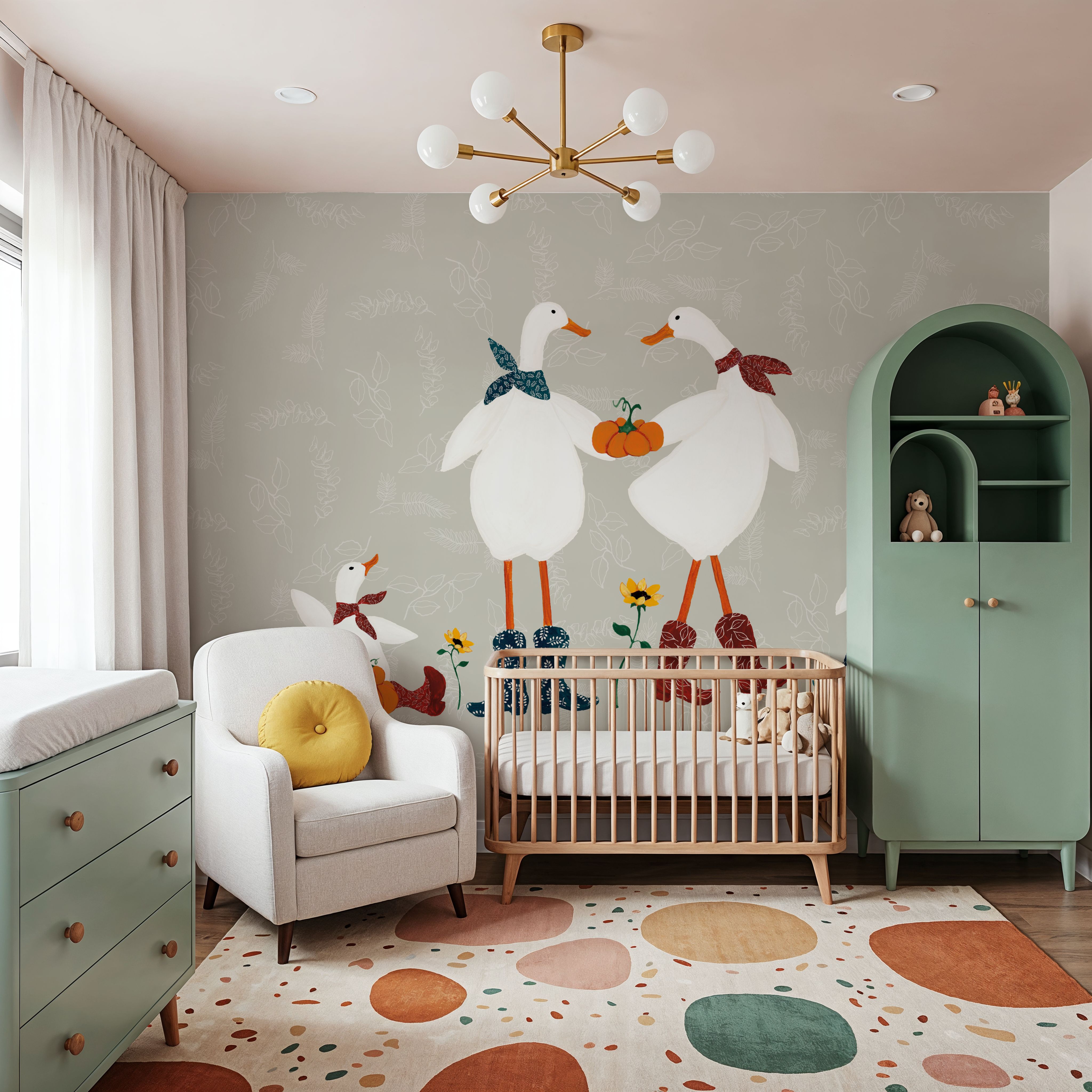 Ducks in the Pumpkin Patch VI