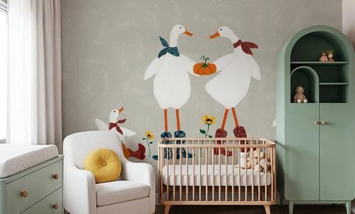 Ducks in the Pumpkin Patch VI