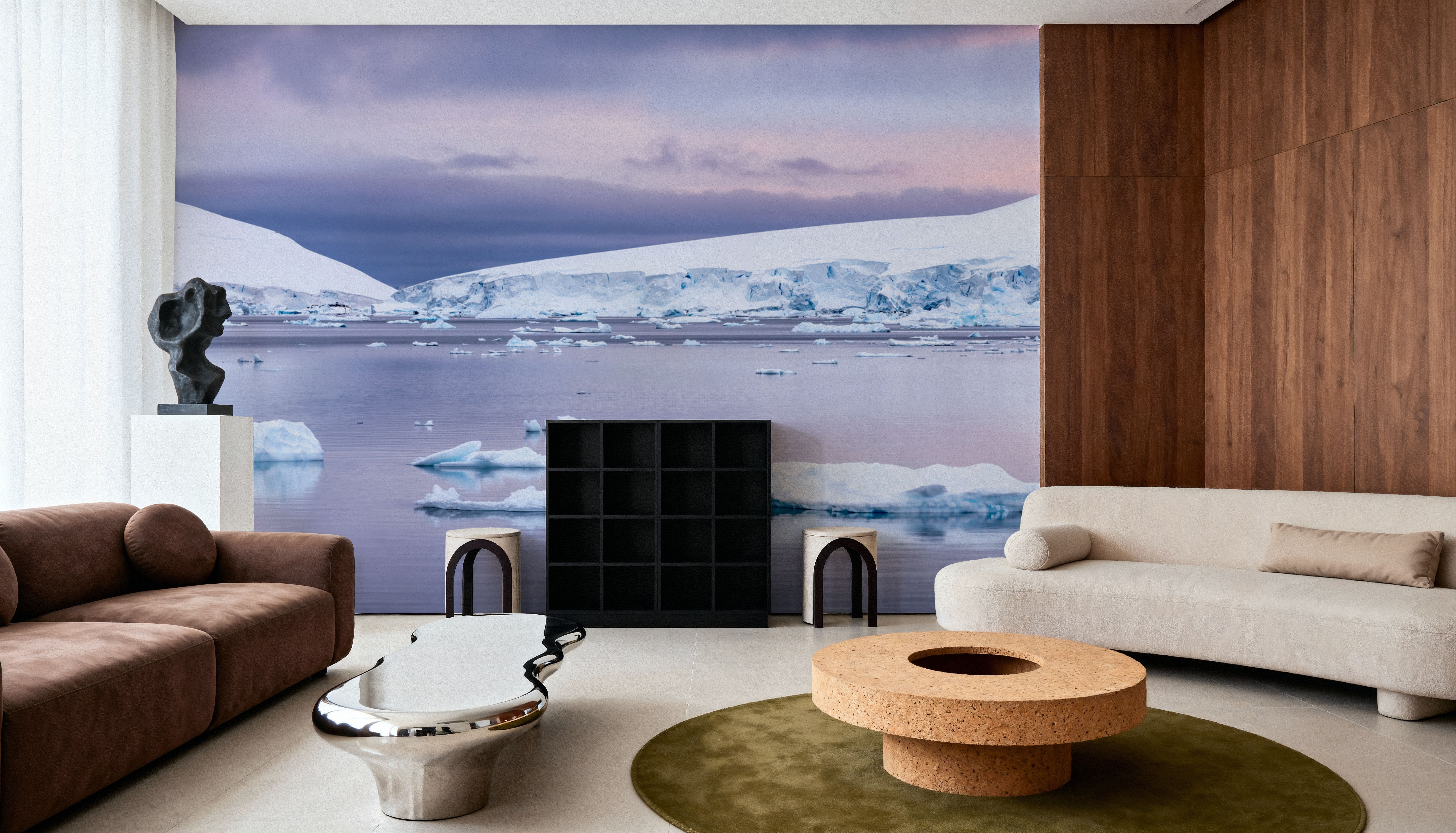 Antarctica Sunrise, Behang