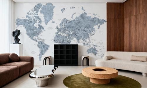World Map Cities - Ninian