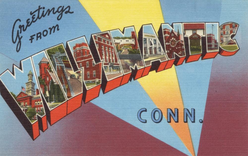 Greetings from Willimantic - Screenprint Postcard