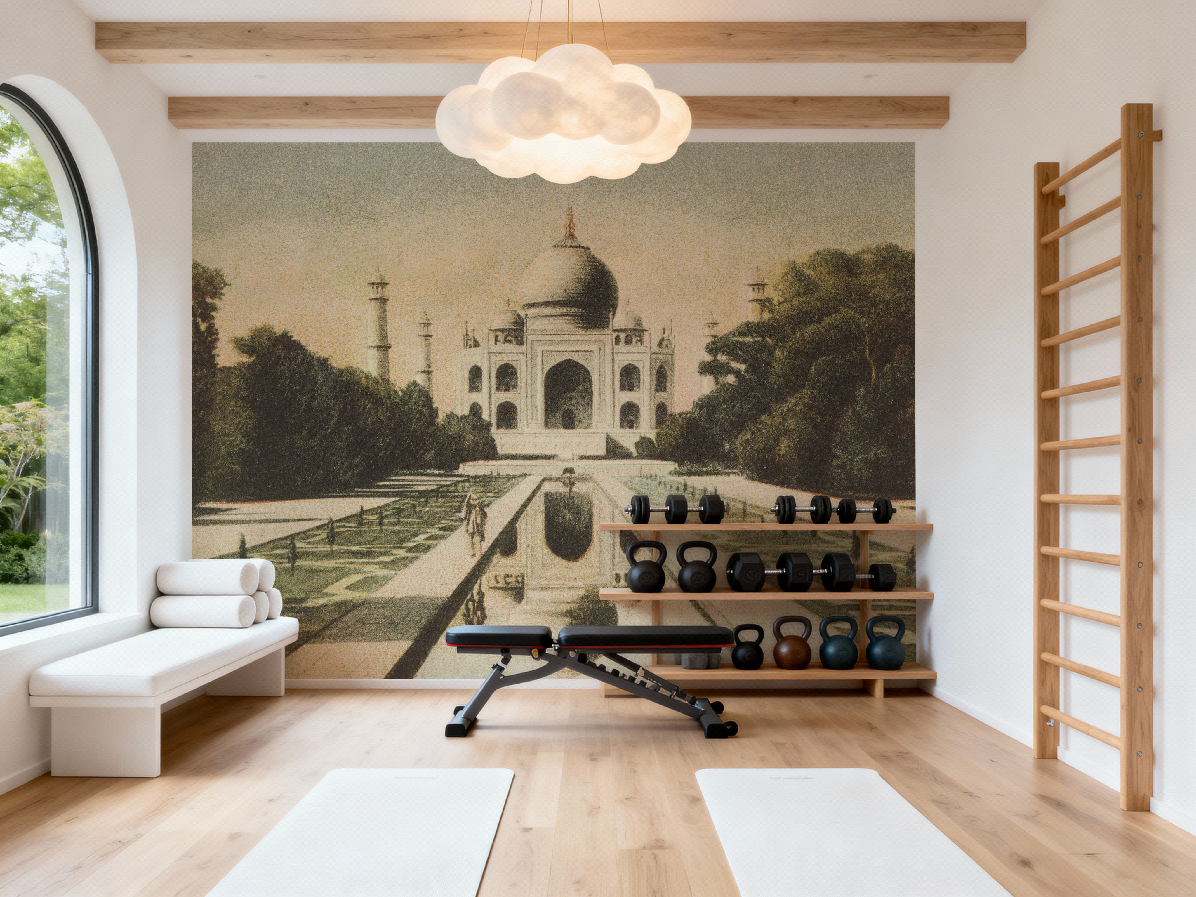 Taj Mahal Postcard - Screenprint