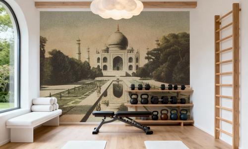 Taj Mahal Postcard - Screenprint
