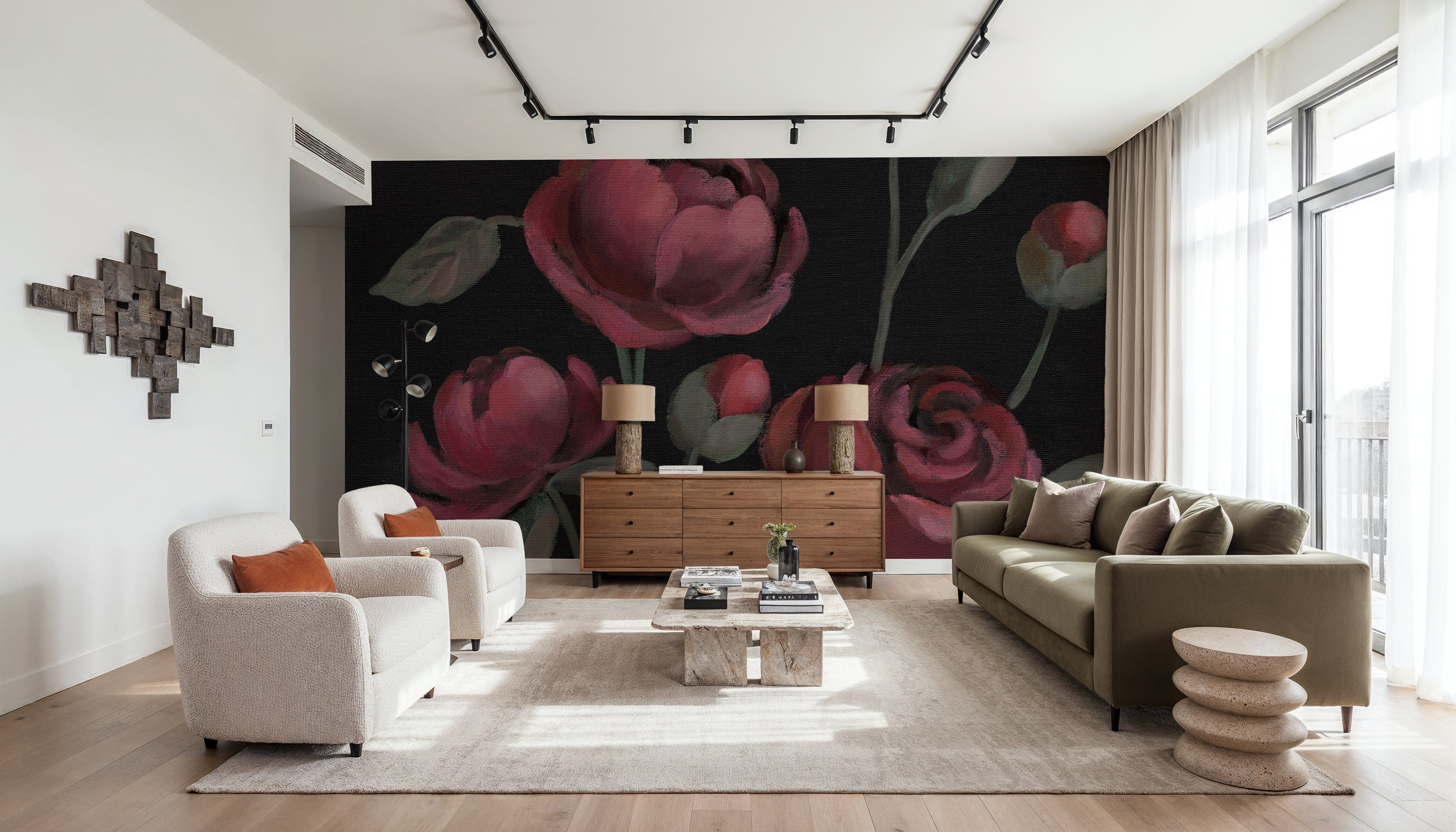 Burgundy Bloom II