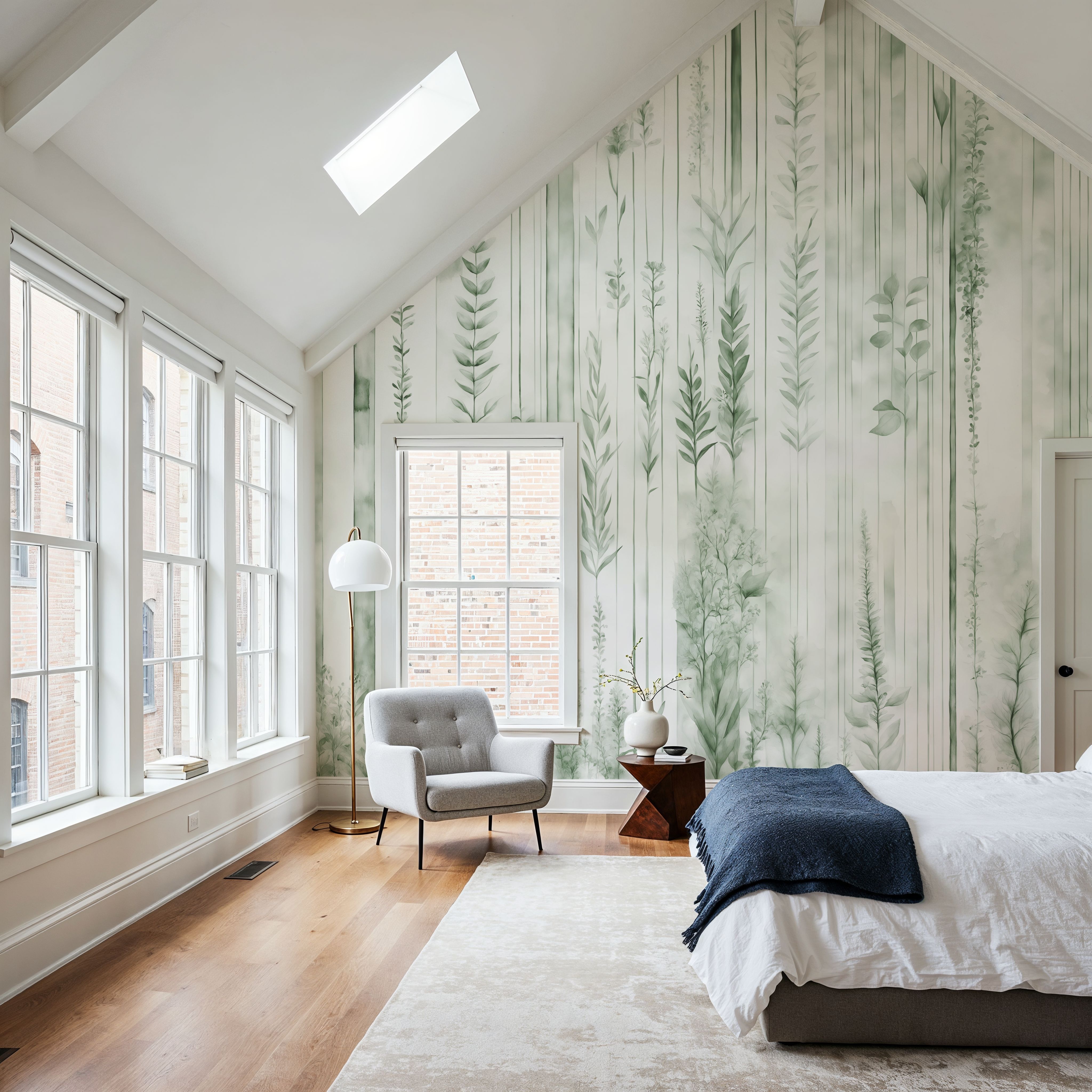 Botanical Wall Green