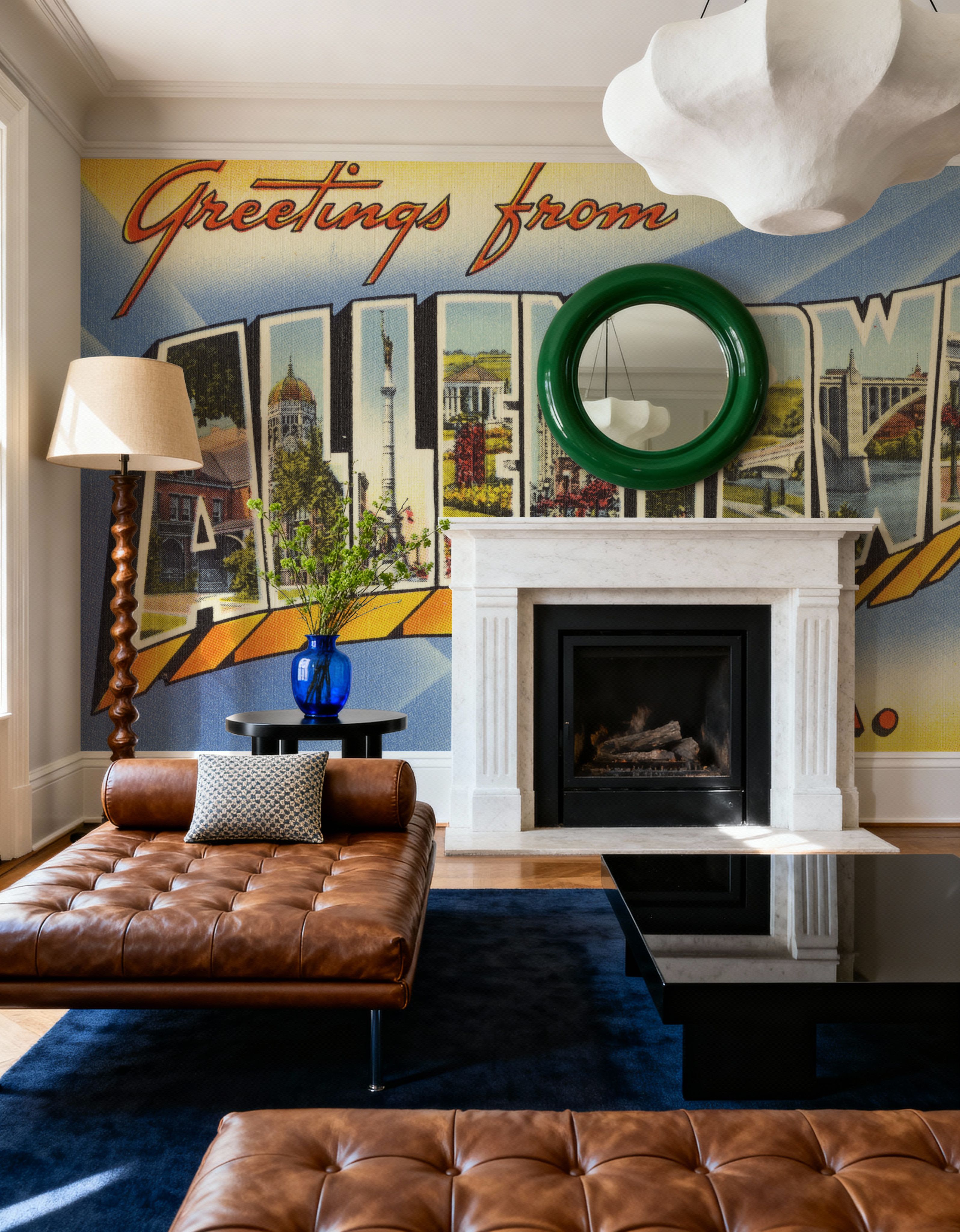 Greetings from Allentown - Screenprint Postcard
