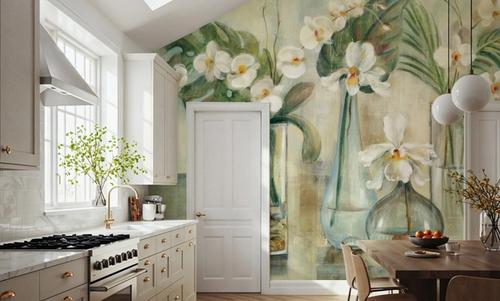Silver Orchids I