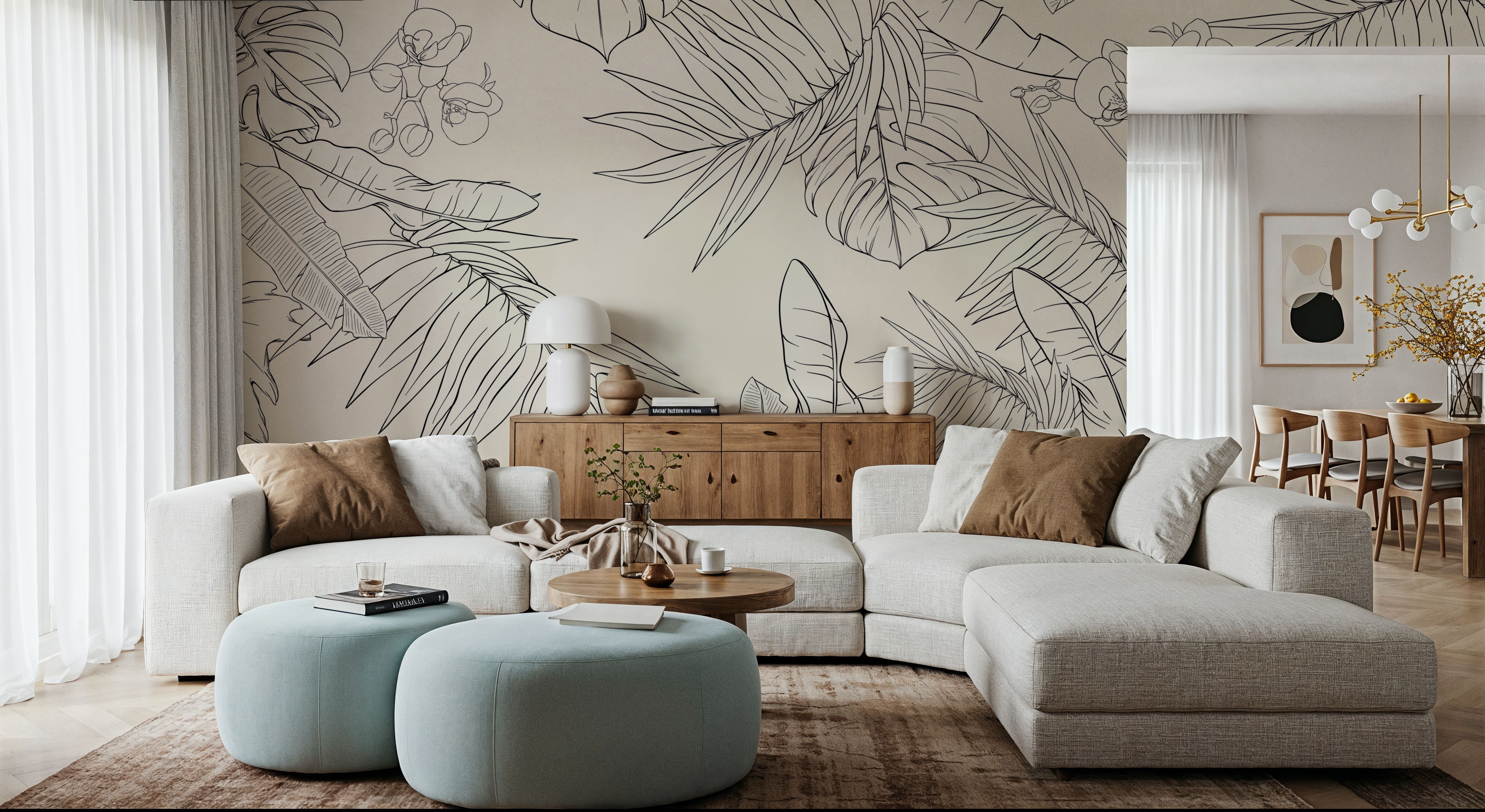 Branch Ornament, Wallpaper