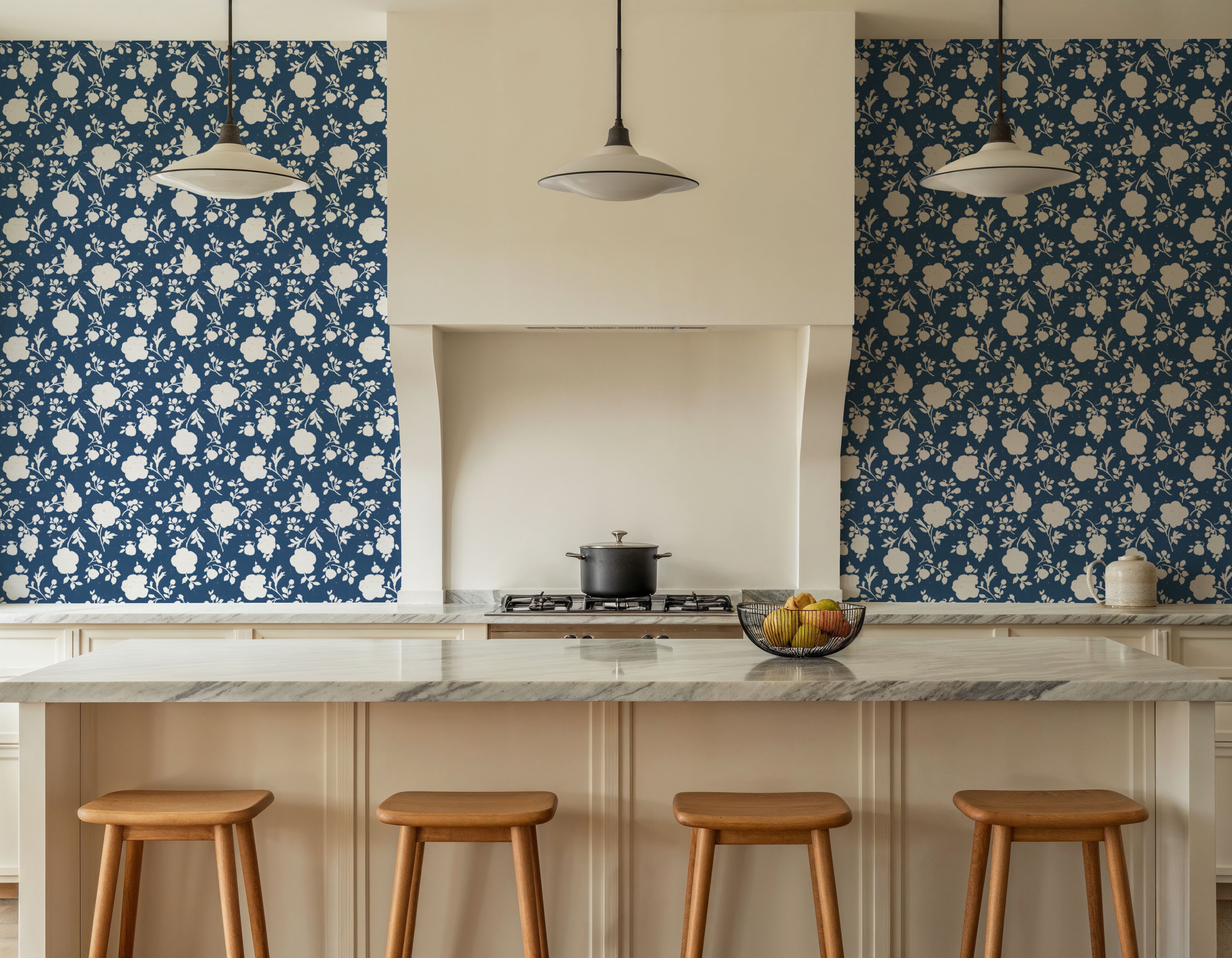 Country Flowery Blue