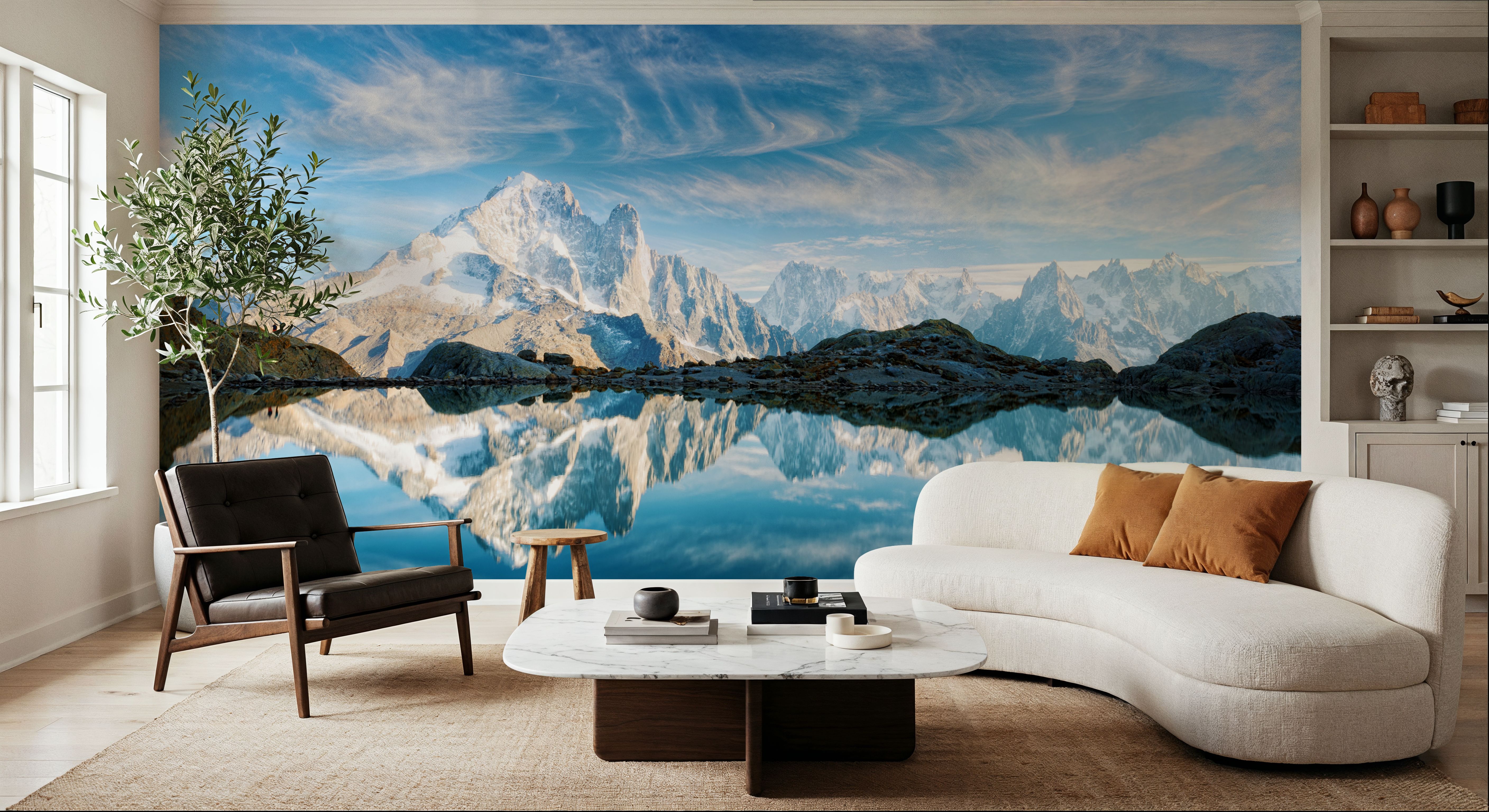 Sunny day on Lac Blanc, Wallpaper