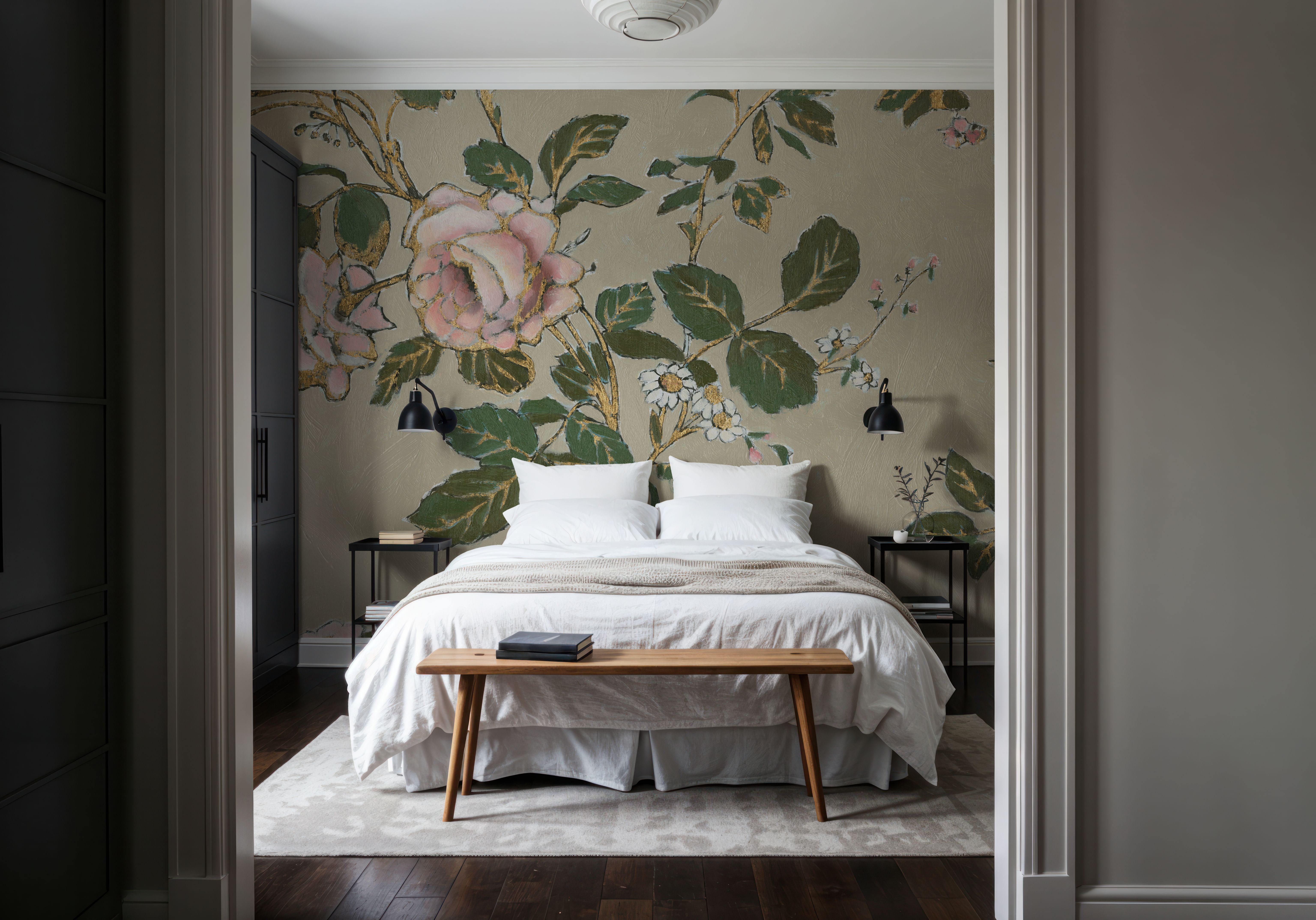 Golden Aviary, Papel pintado