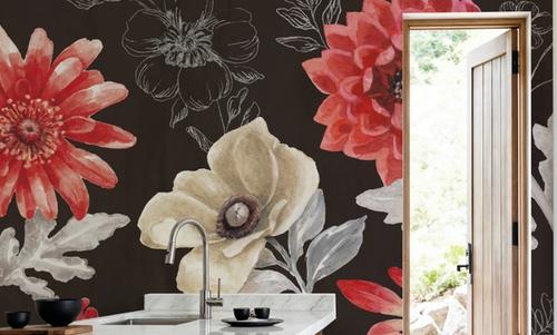 Flora Toile I Dark