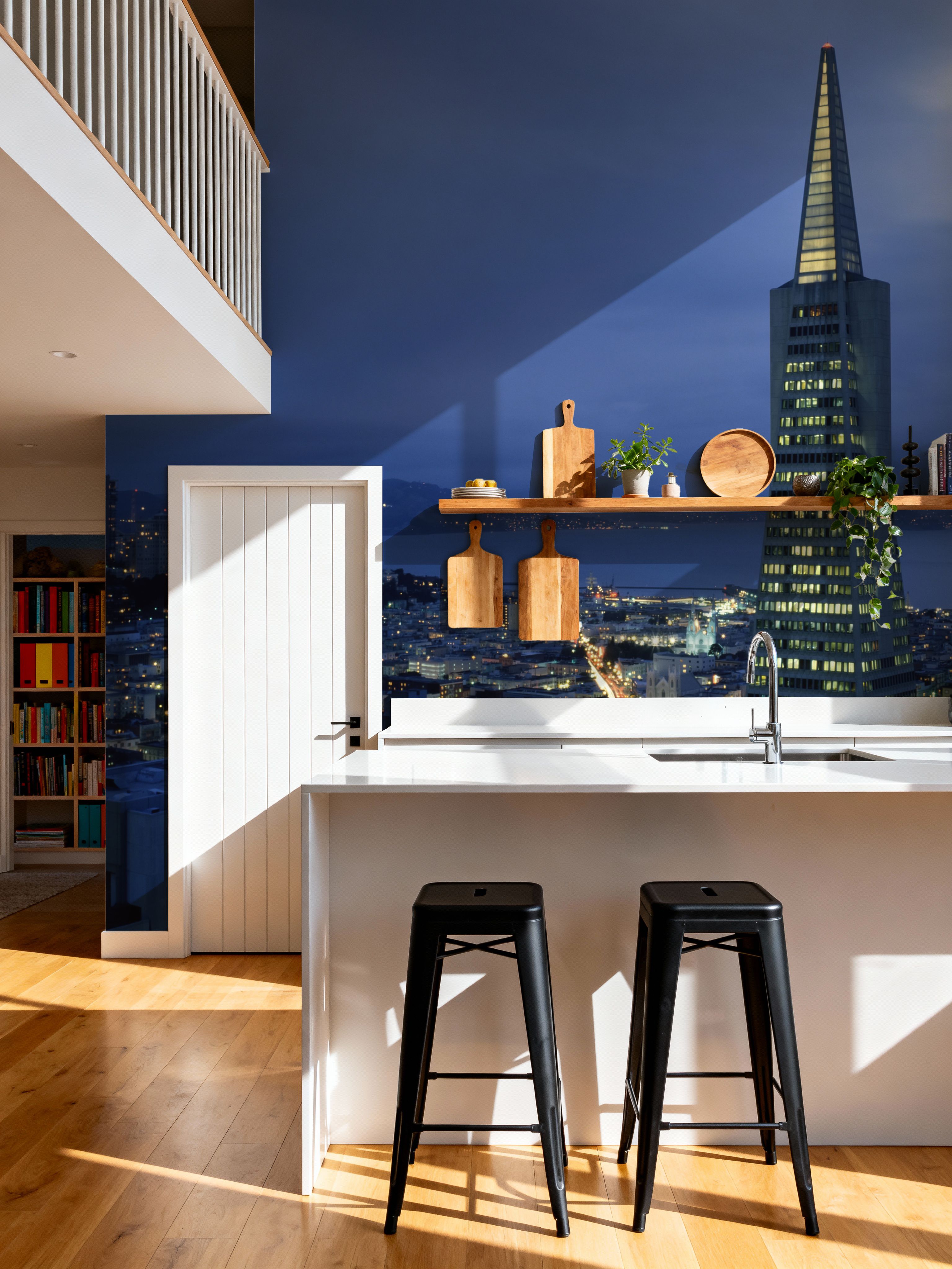 Luminous Triangle Skyline