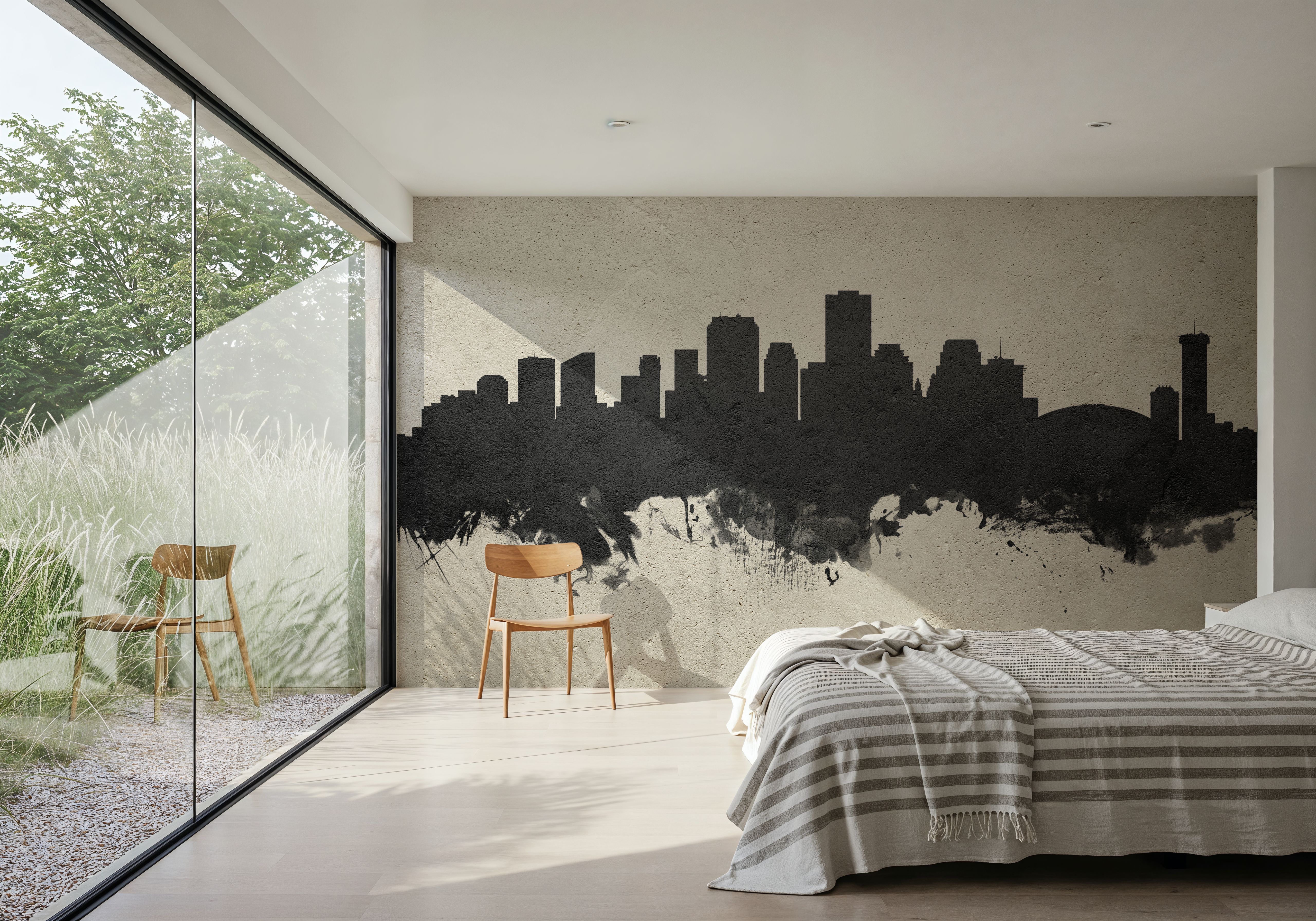 New Orleans Louisiana Skyline Concrete