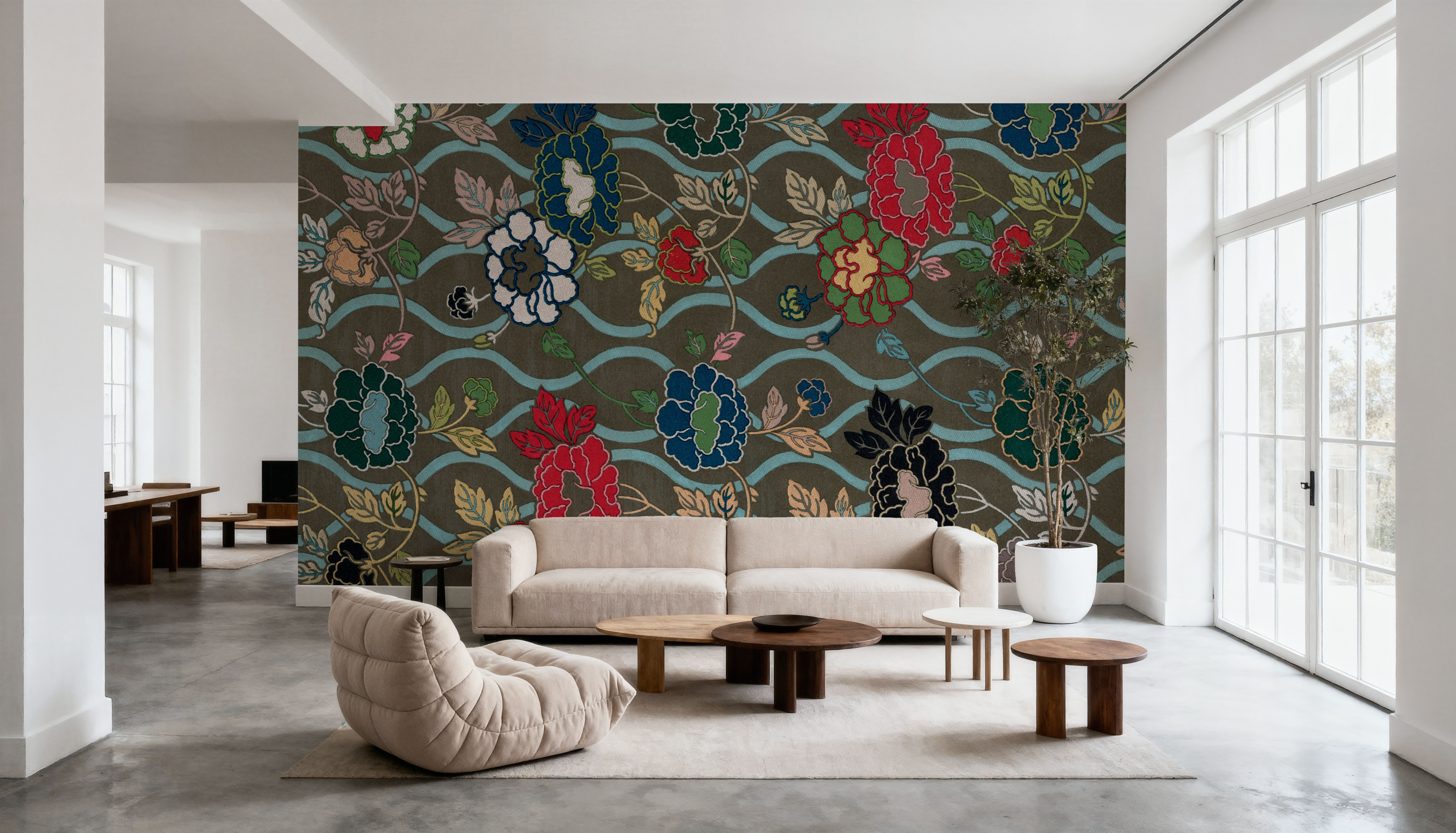 Japanese Flower Fans