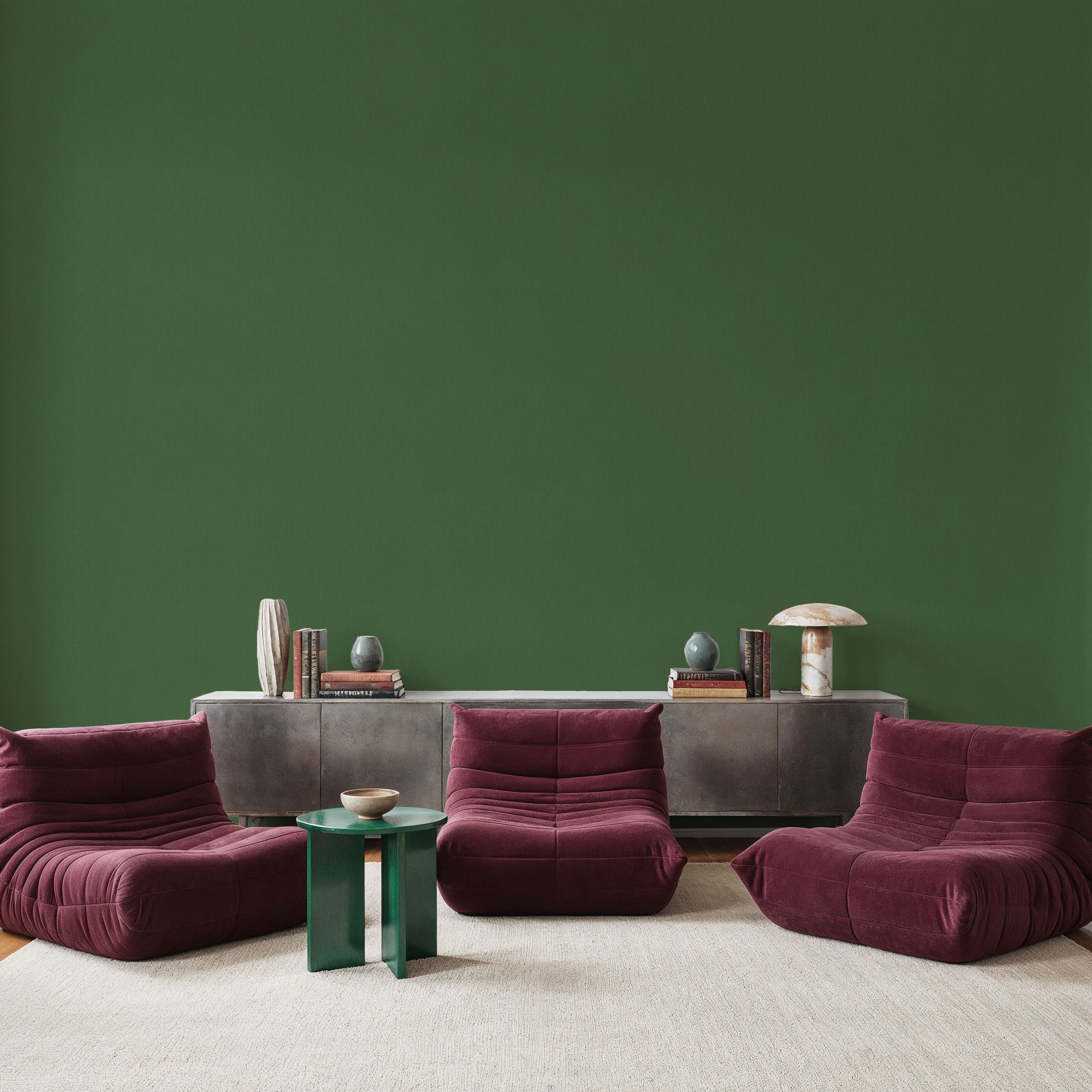 Linen Mist Bright Collection, Dill Green, Papier peint