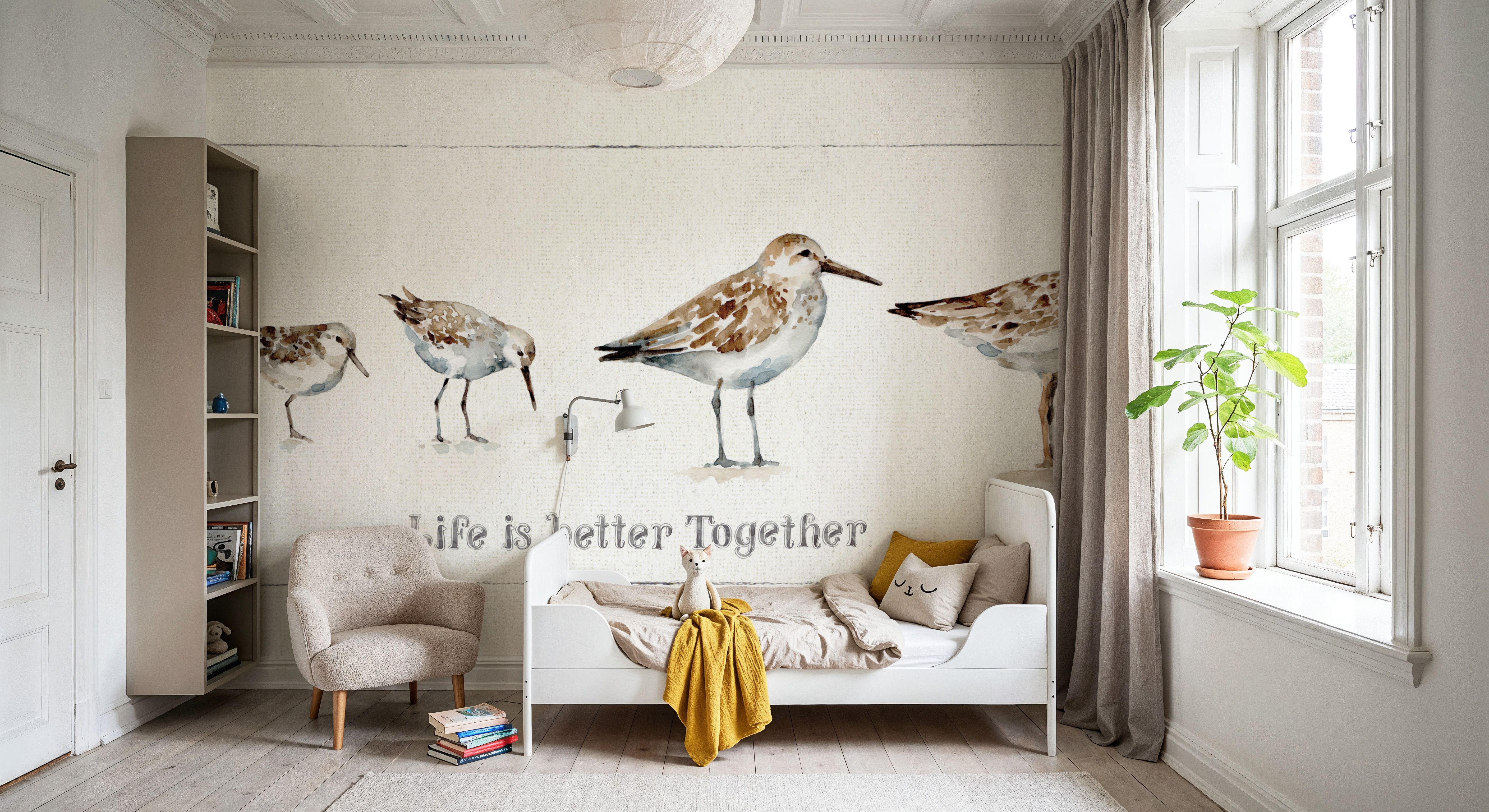 Pebbles and Sandpipers I