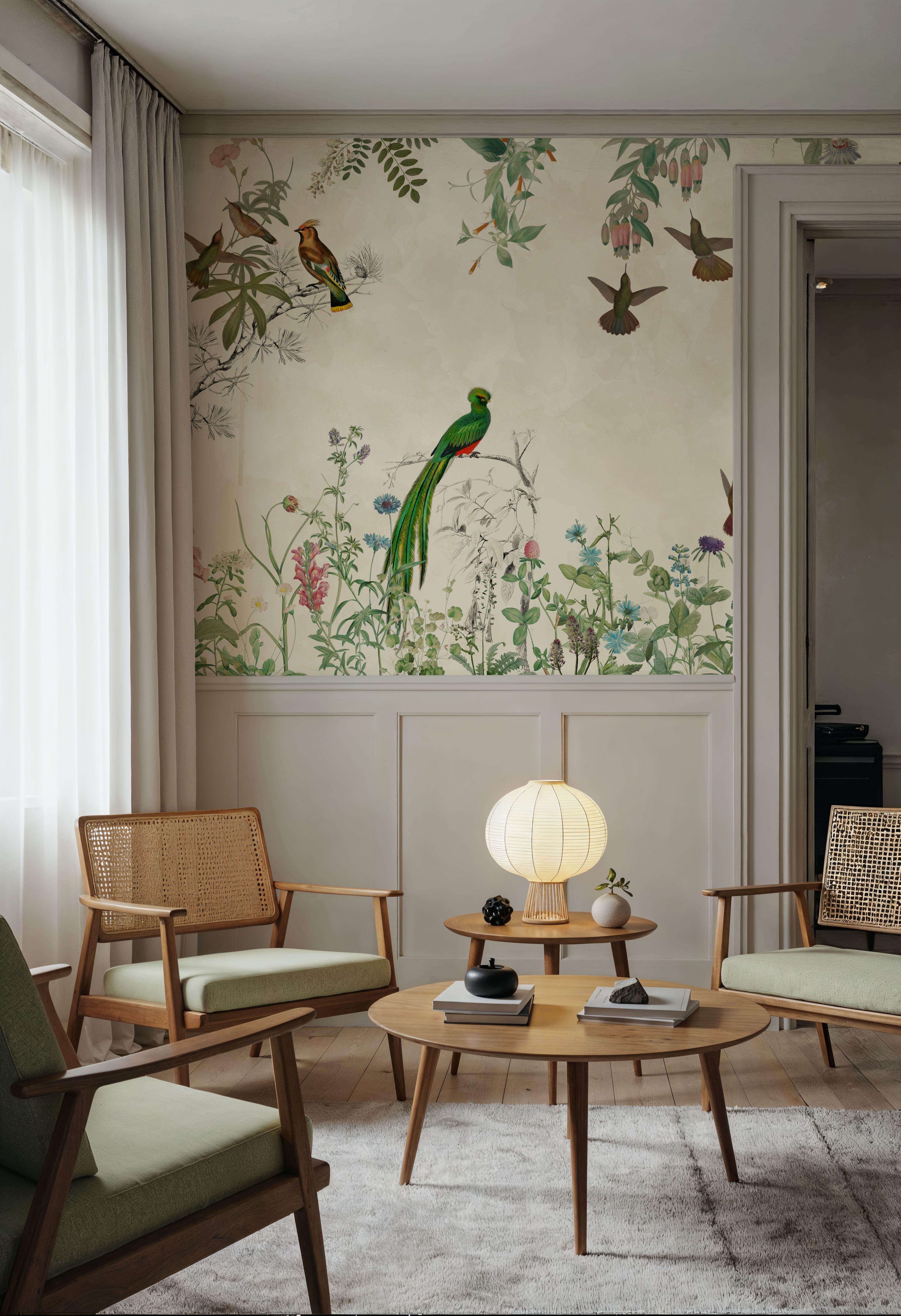 Fields of Birds and Flowers