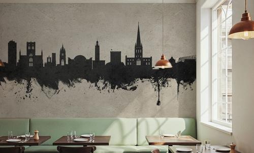 Norwich England Skyline Concrete