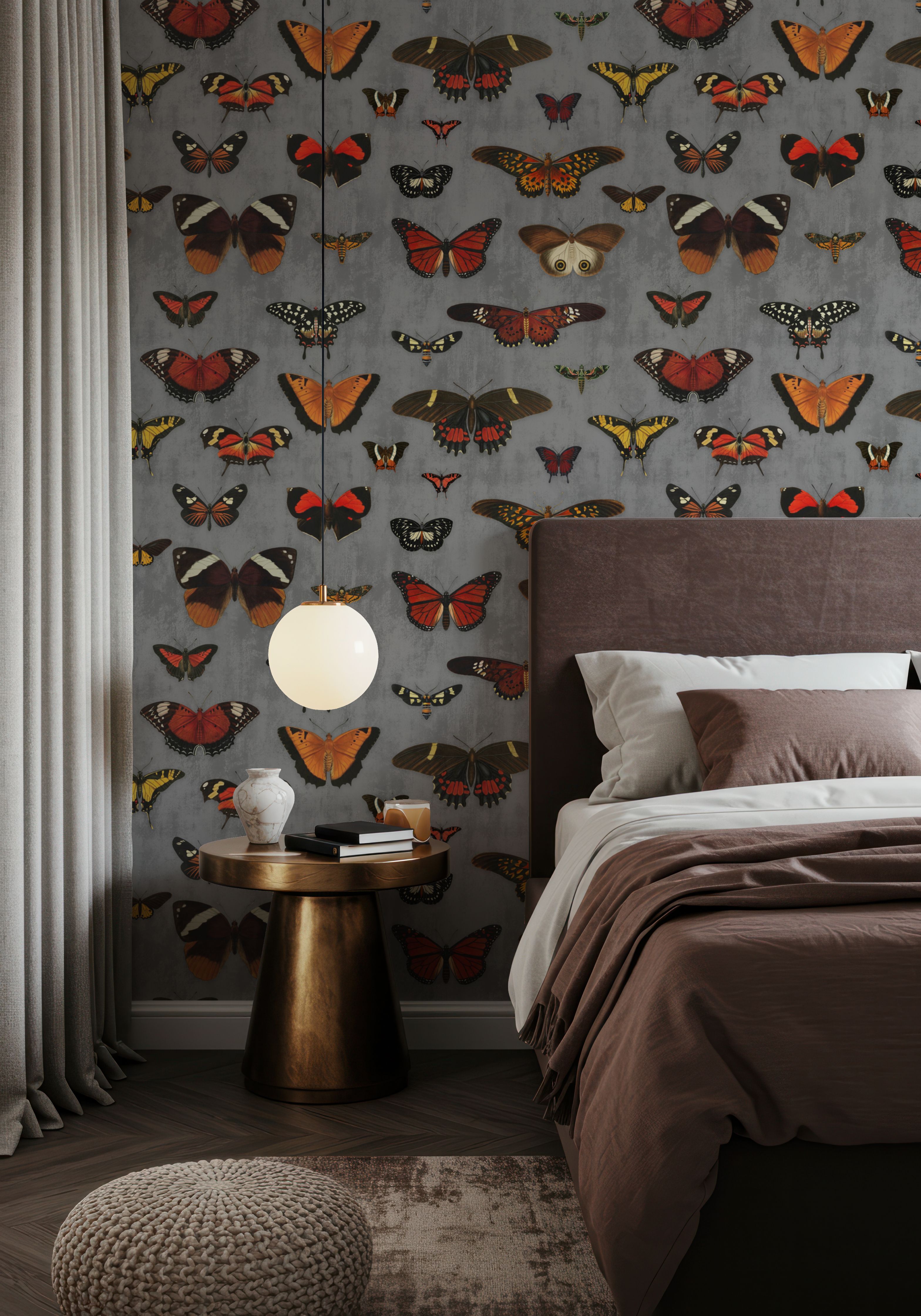 Butterfly Collection Gray