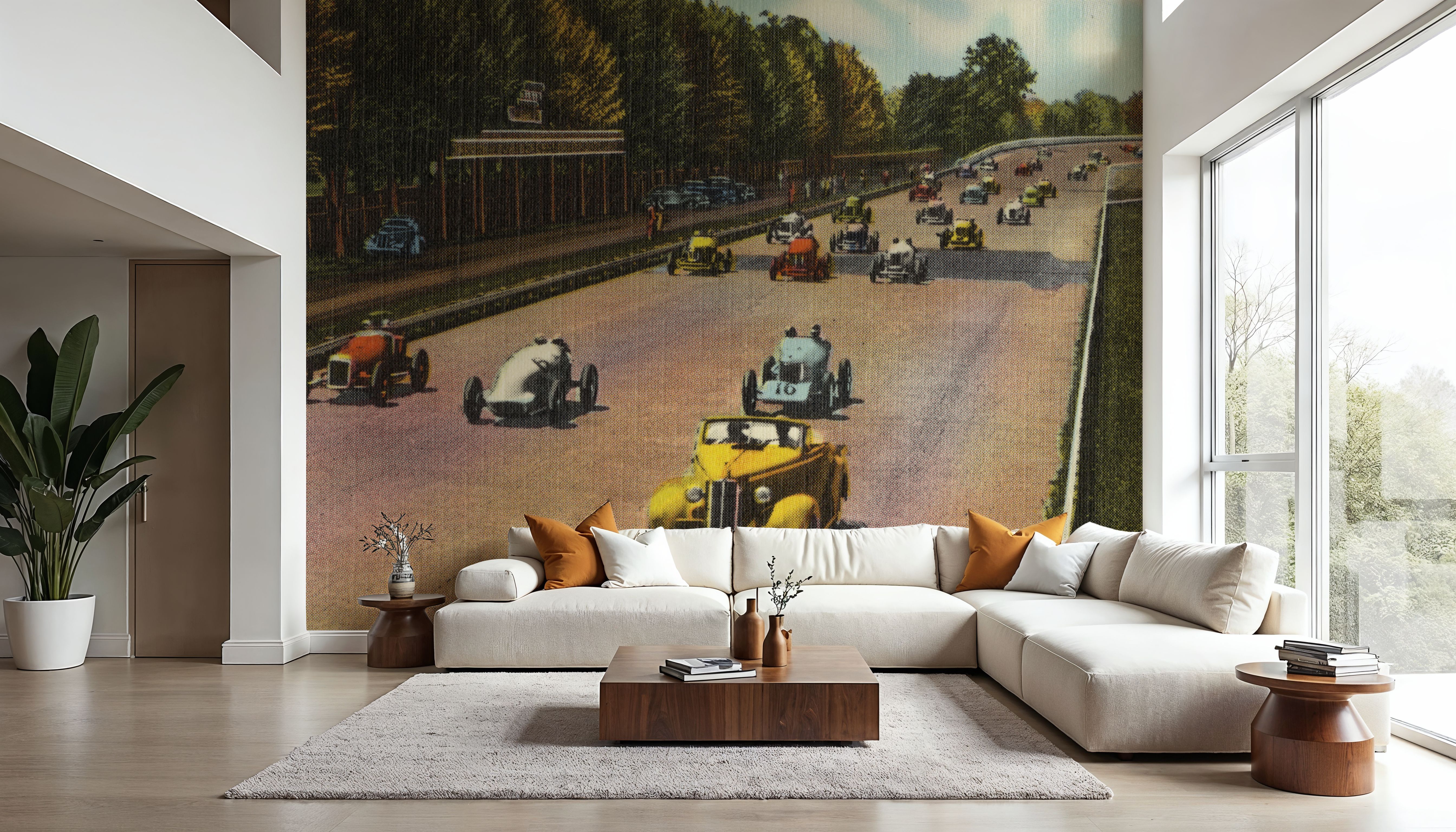 Greetings from the North Turn - Screenprint Postcard