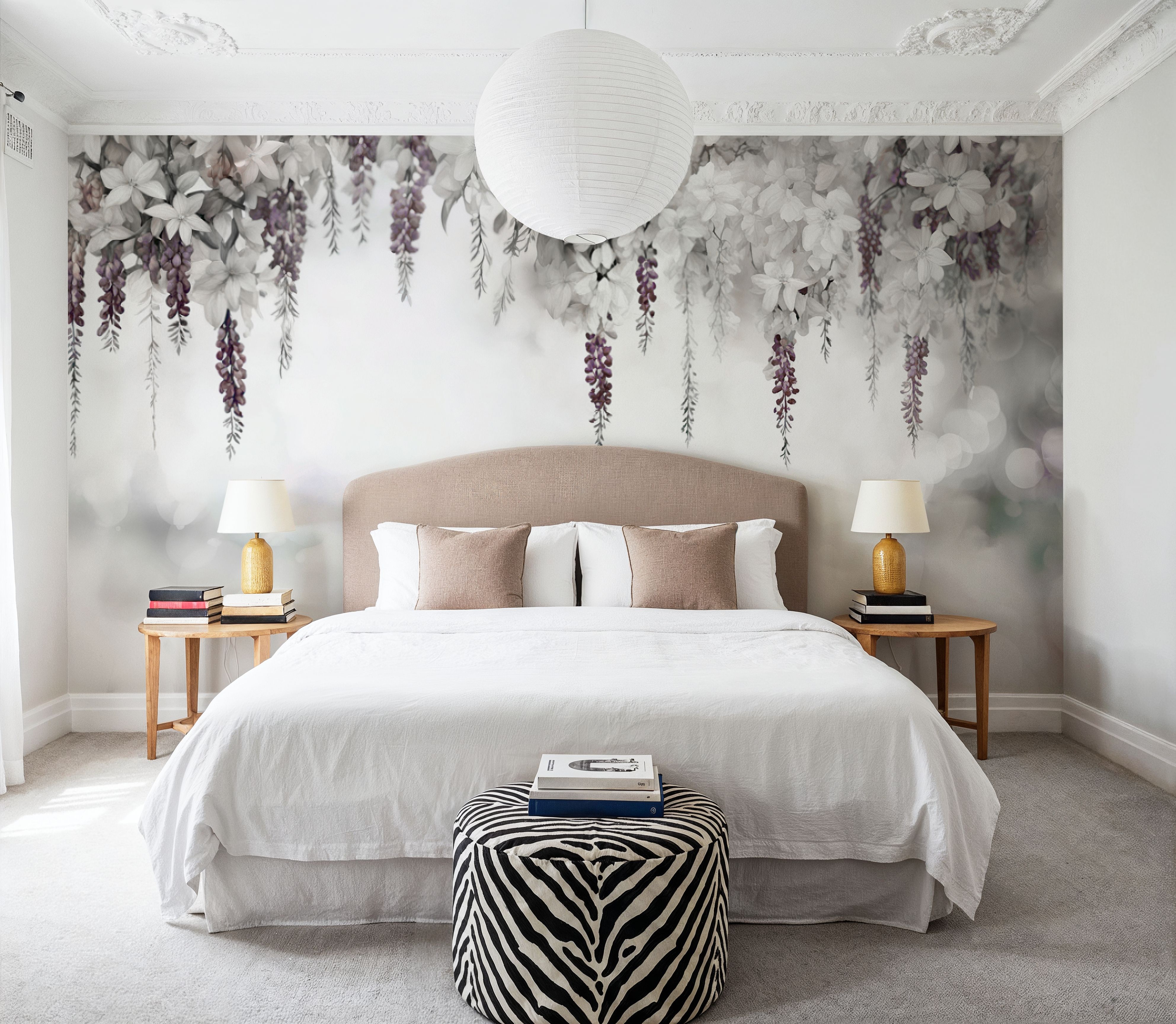 Gentle Wisteria Garden Purple