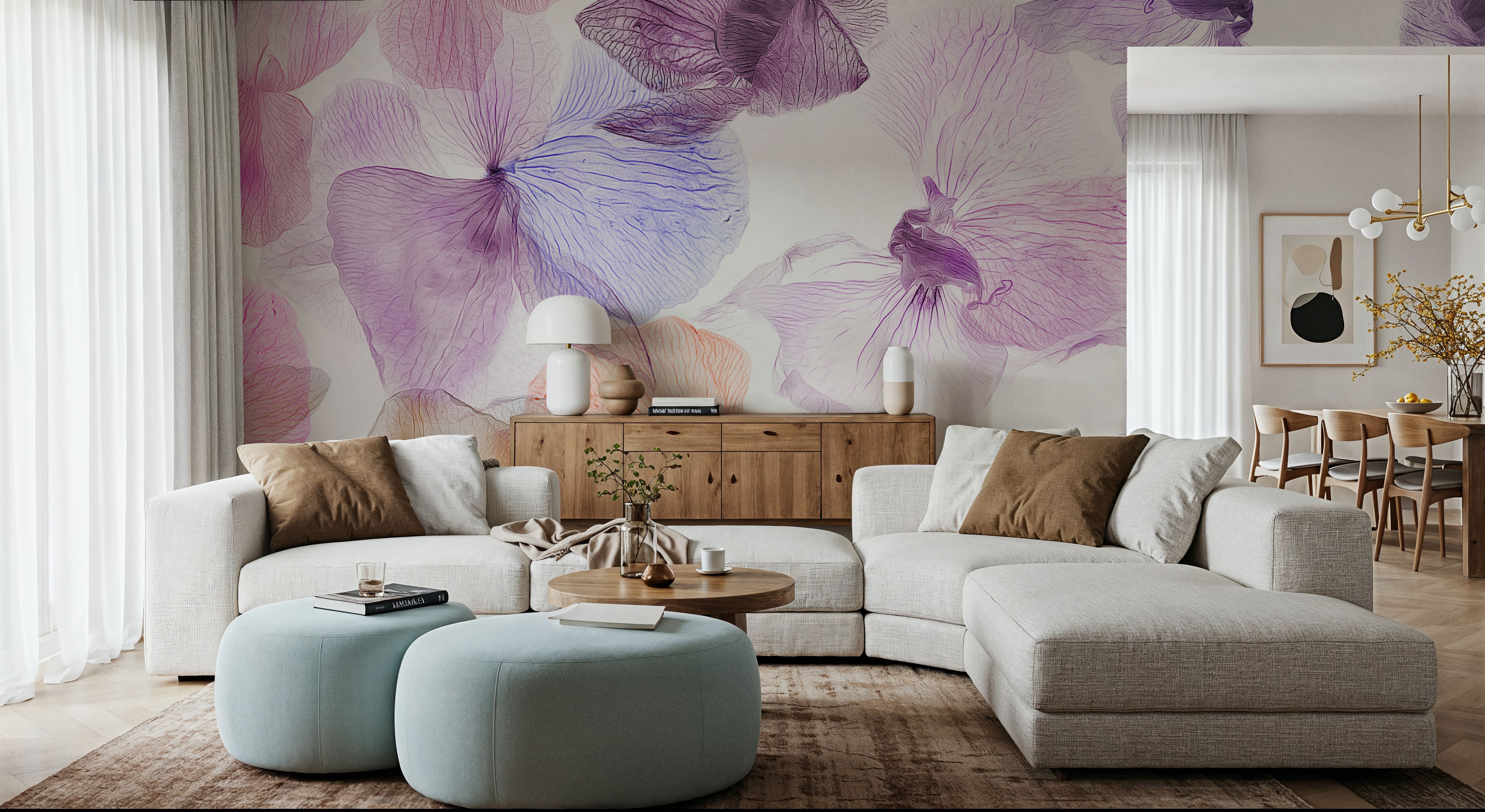 Dancing Orchids, Wallpaper