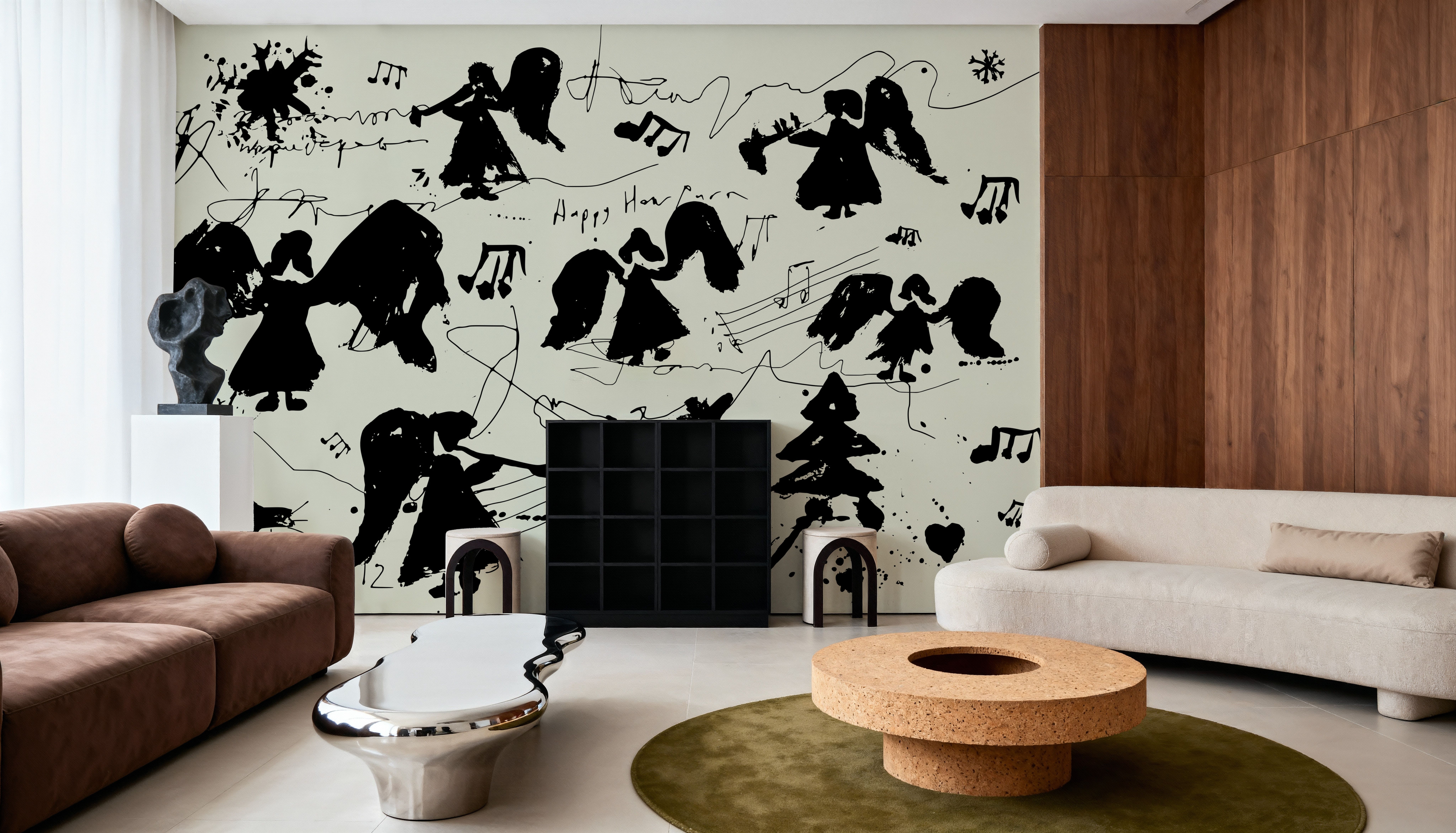 Musical Angels, Wallpaper