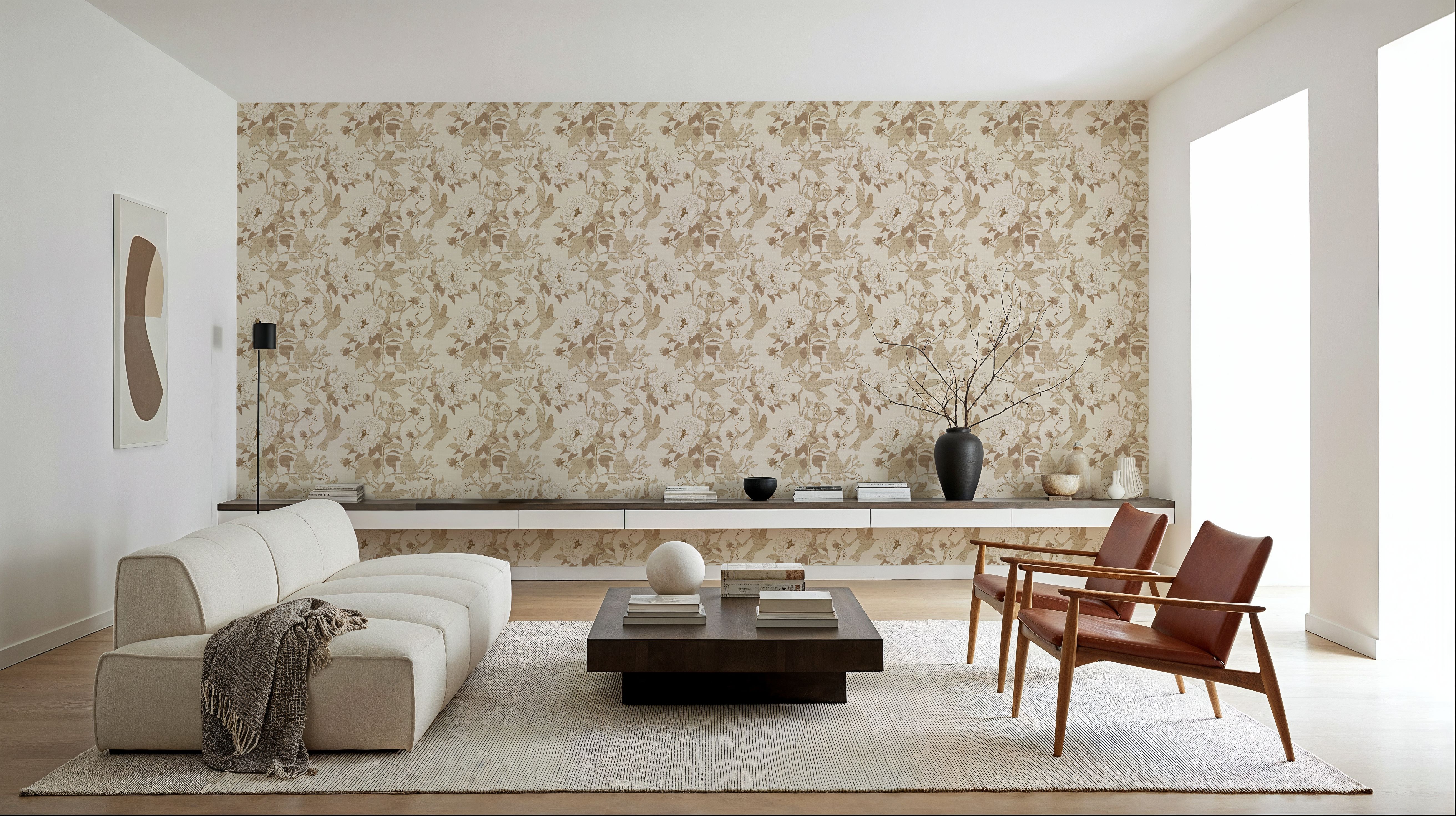 Peony Toile, Beige